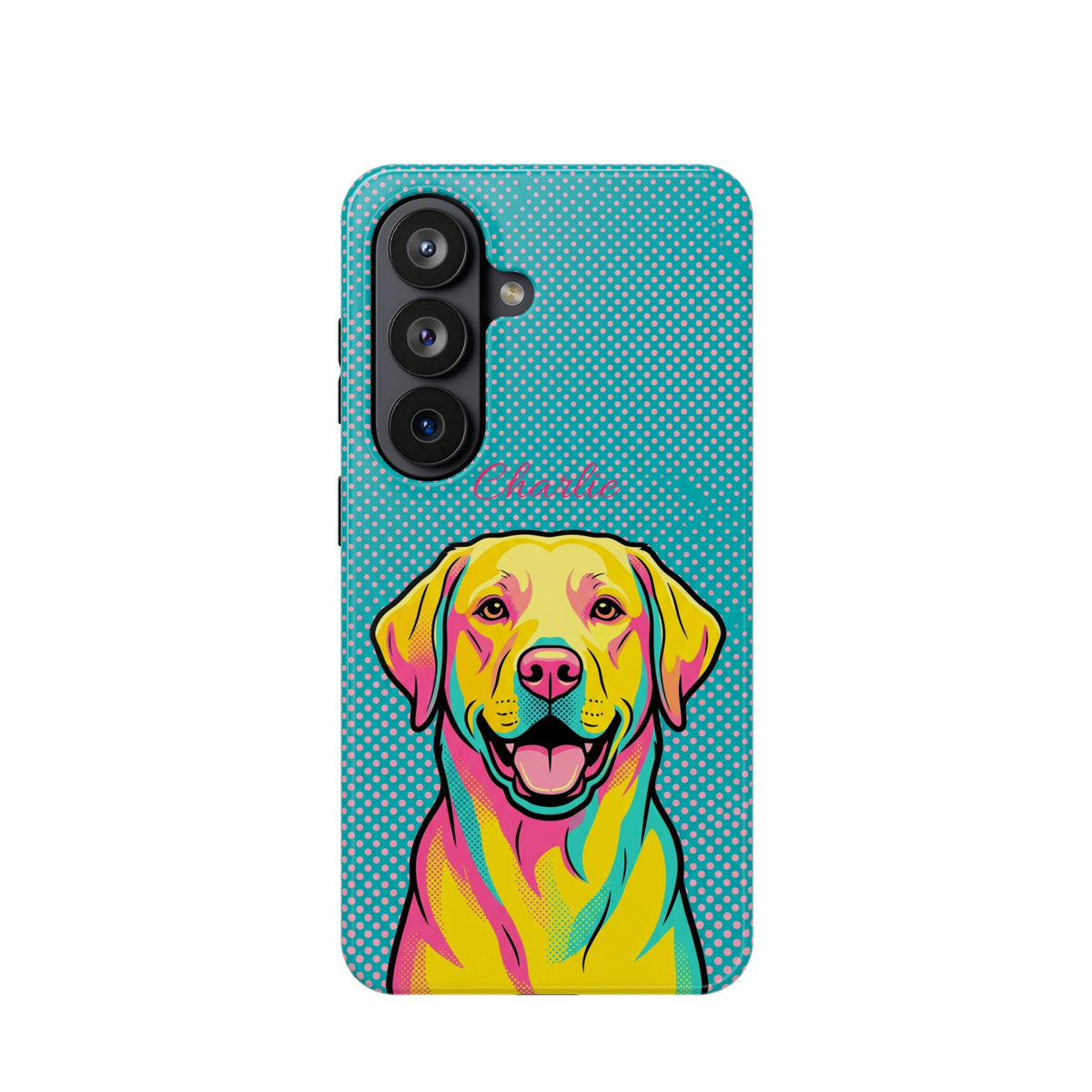 Personalized Pop Art Labrador Phone Case — Tough Magnetic Case with Wireless Charging
