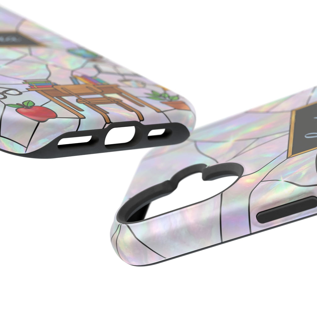 Personalized Teacher Phone Case — Impact-Resistant Wireless Charging Cover