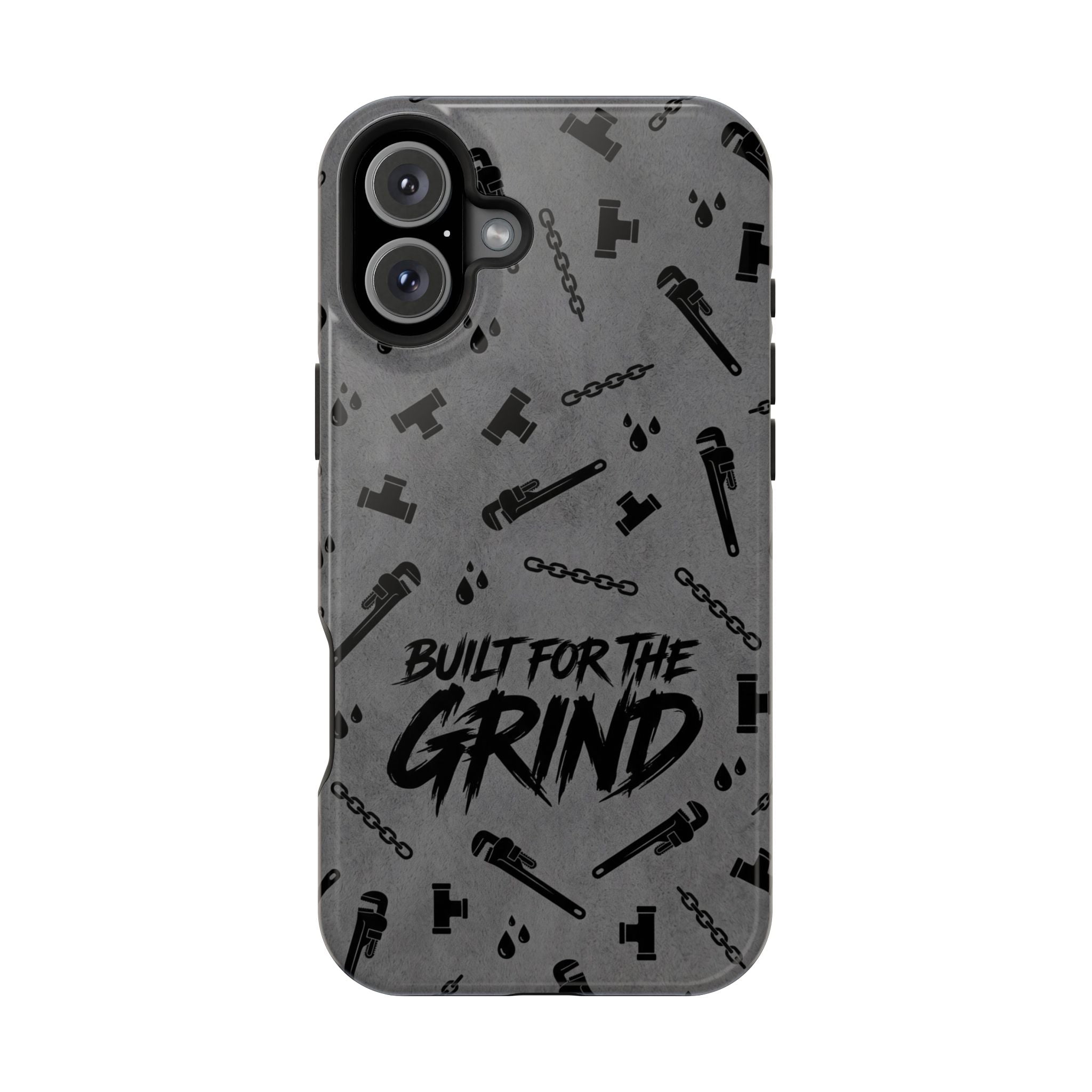Built for the Grind Phone Case — Plumber Tools Wireless Charging Cover