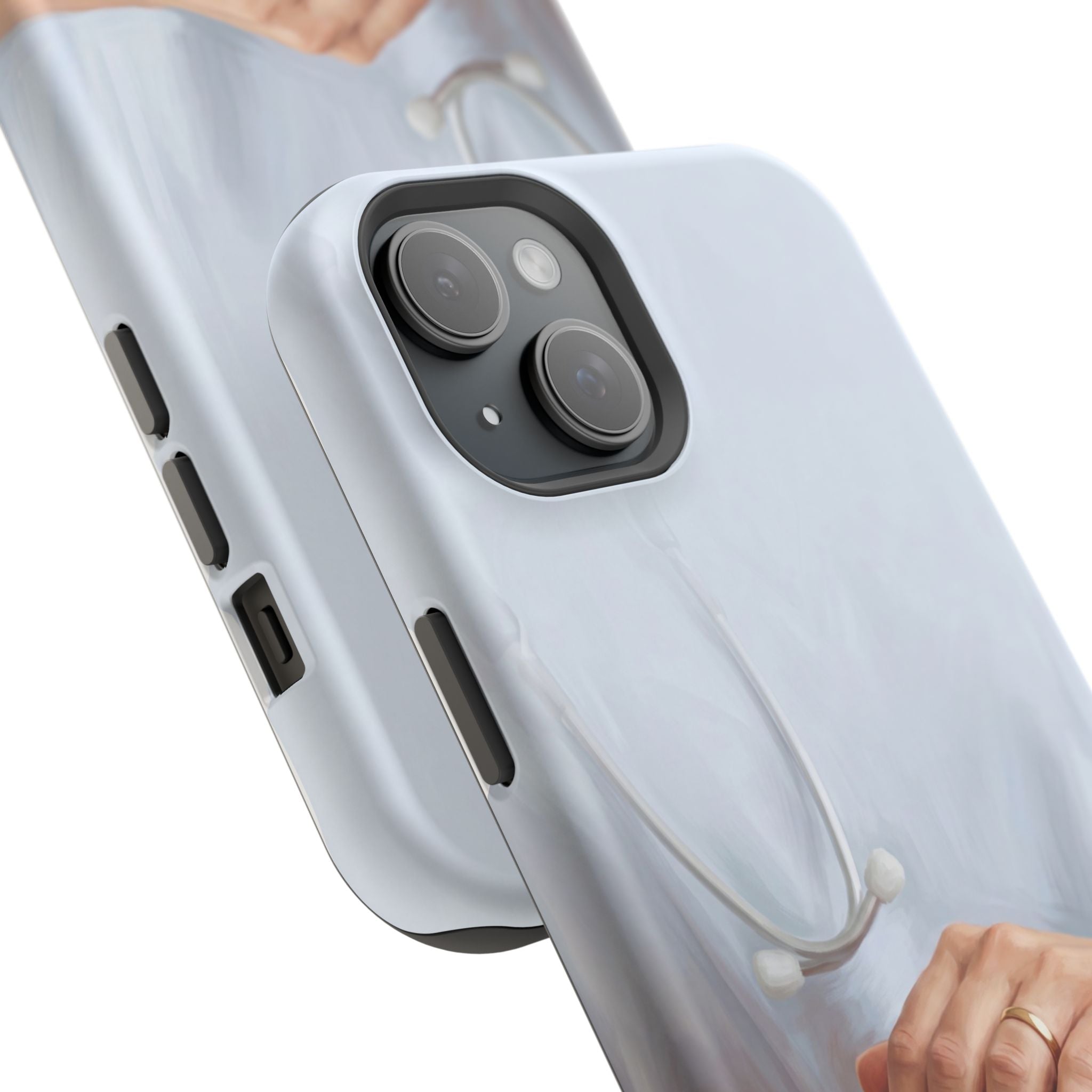 Impact-Resistant Phone Case — Caring Hands Wireless Charging Cover