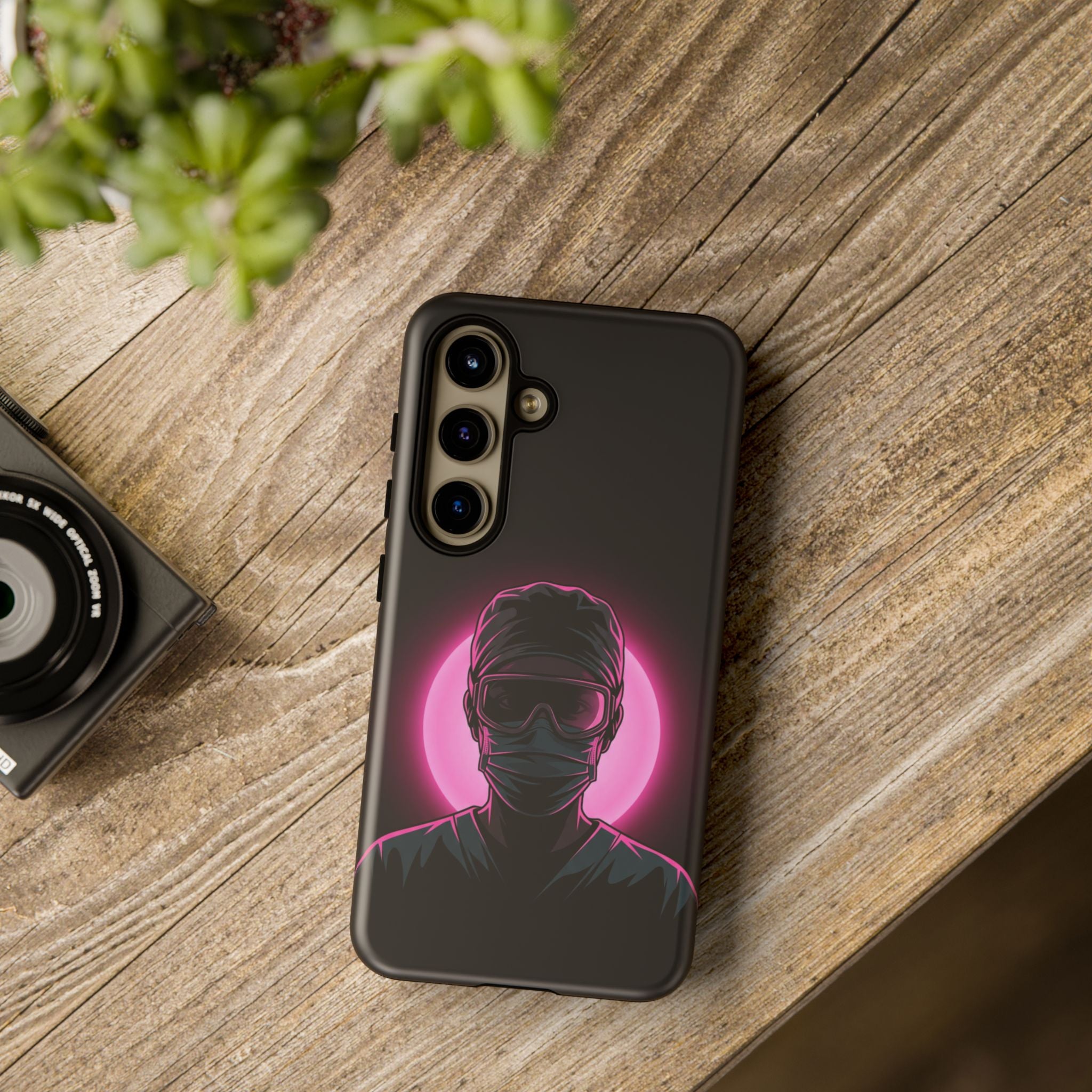 Nurse Neon Silhouette Phone Case - Samsung & iPhone Series