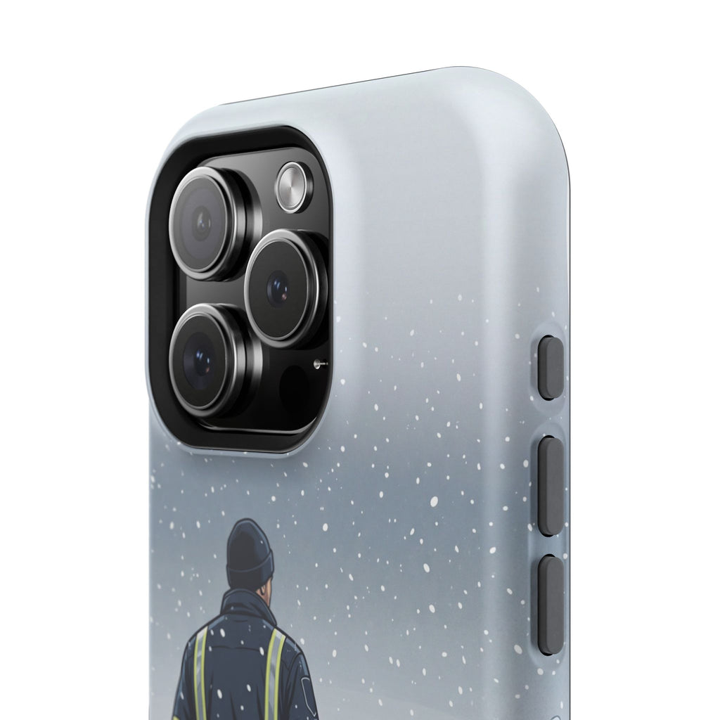 Bold Paramedic/EMT Portrait Phone Case — Magnetic Wireless Charging Cover