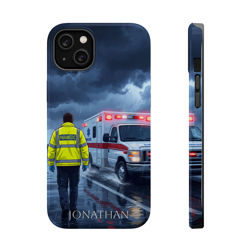 Personalized EMS Storm Phone Case — Wireless Charging Cover