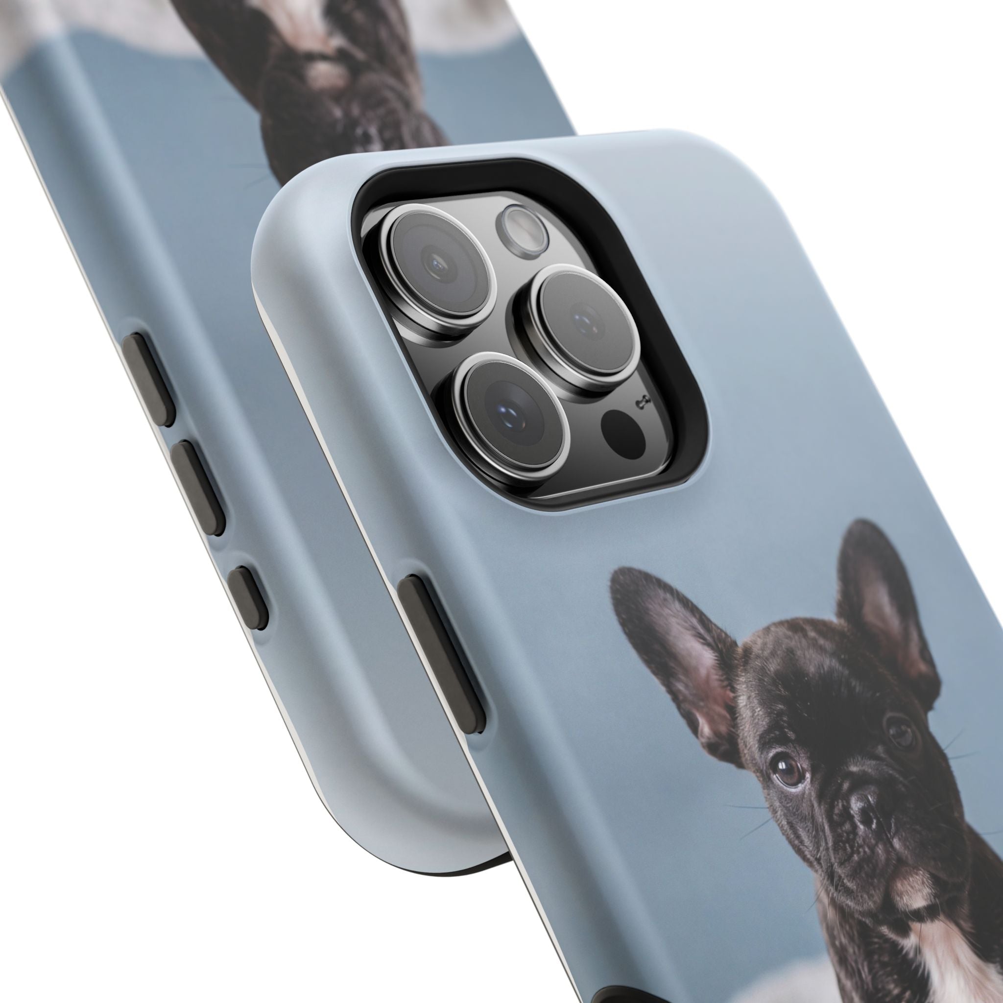 French Bulldog Puppy Phone Case — Impact-Resistant Wireless Charging Cover