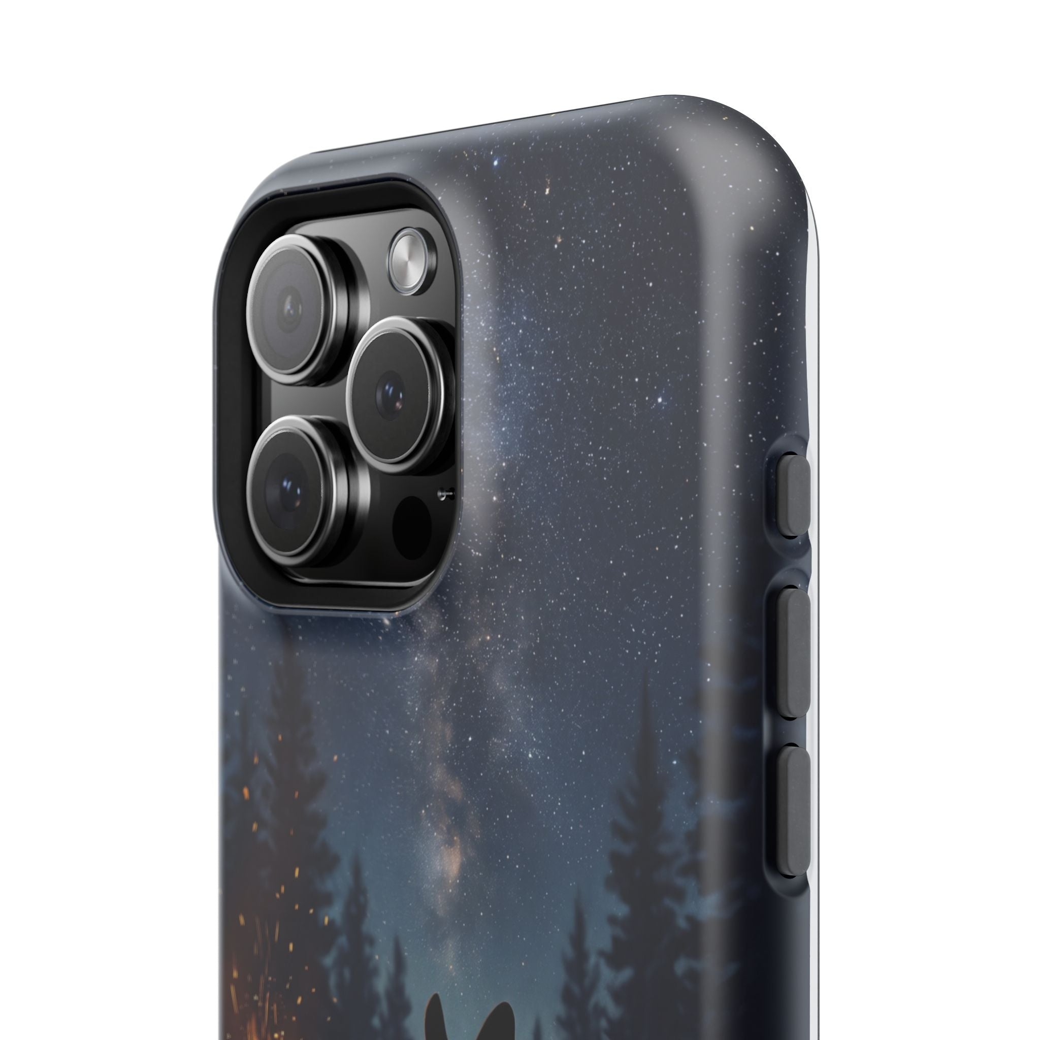 Personalized French Bulldog Campfire Phone Case — Wireless Charging Cover