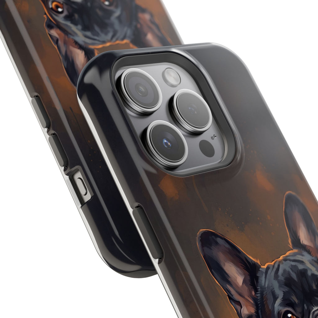 French Bulldog Portrait Phone Case — Impact-Resistant Wireless Charging Cover