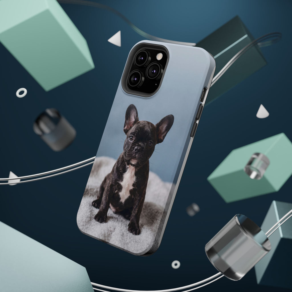 French Bulldog Puppy Phone Case — Impact-Resistant Wireless Charging Cover