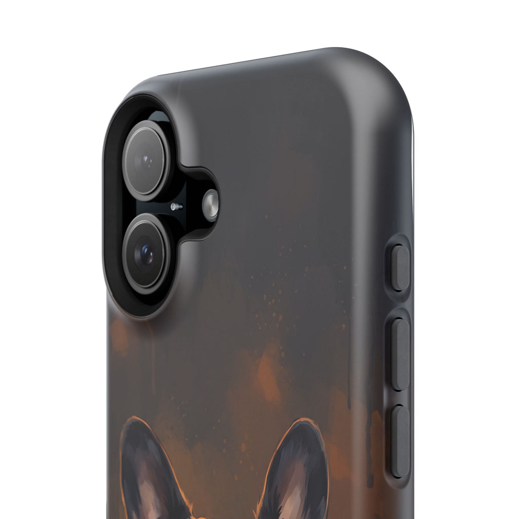 French Bulldog Portrait Phone Case — Impact-Resistant Wireless Charging Cover