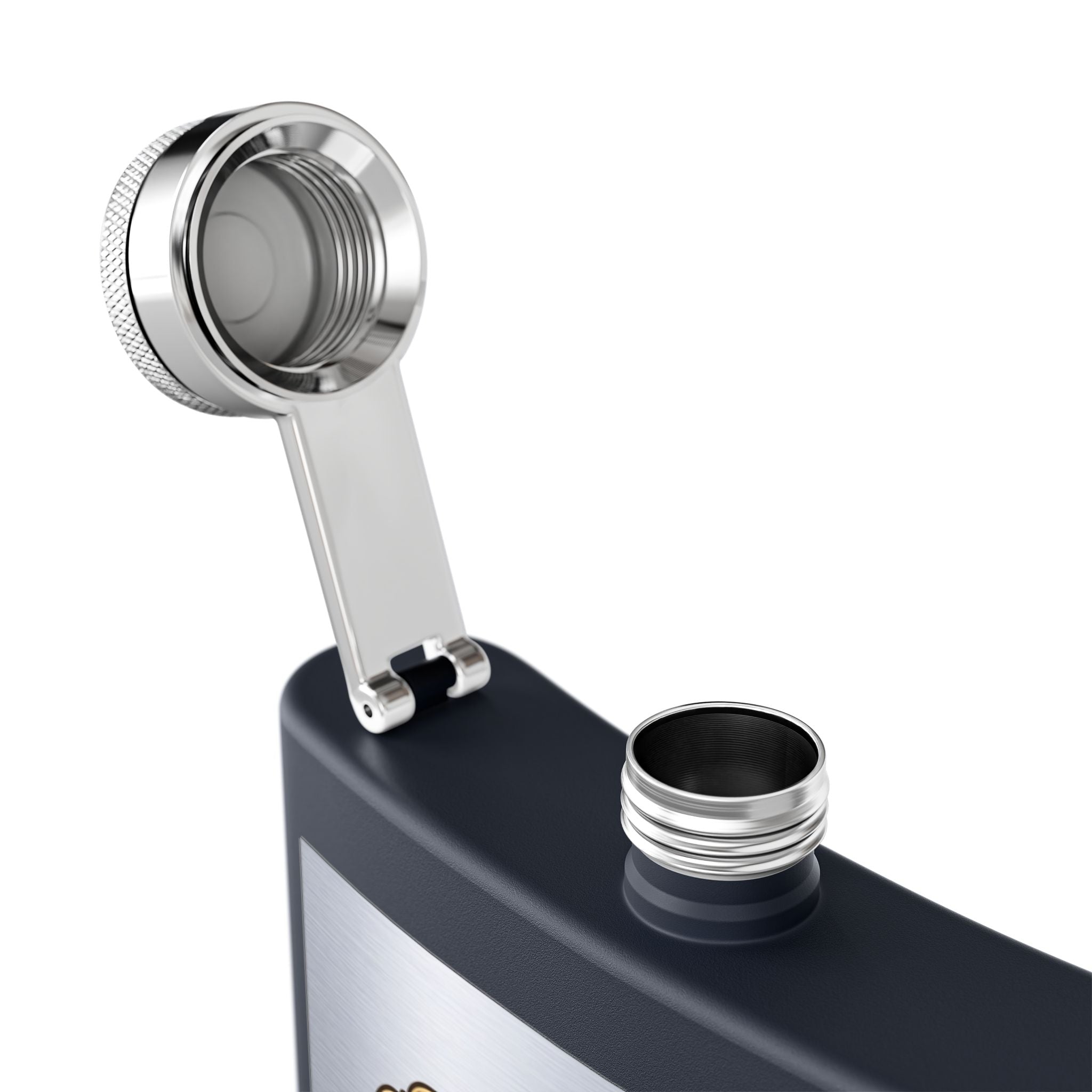 Flask — "Residential Electrician: Homes Powered by Me" (Crest Edition) 6oz Stainless Steel Hip Flask