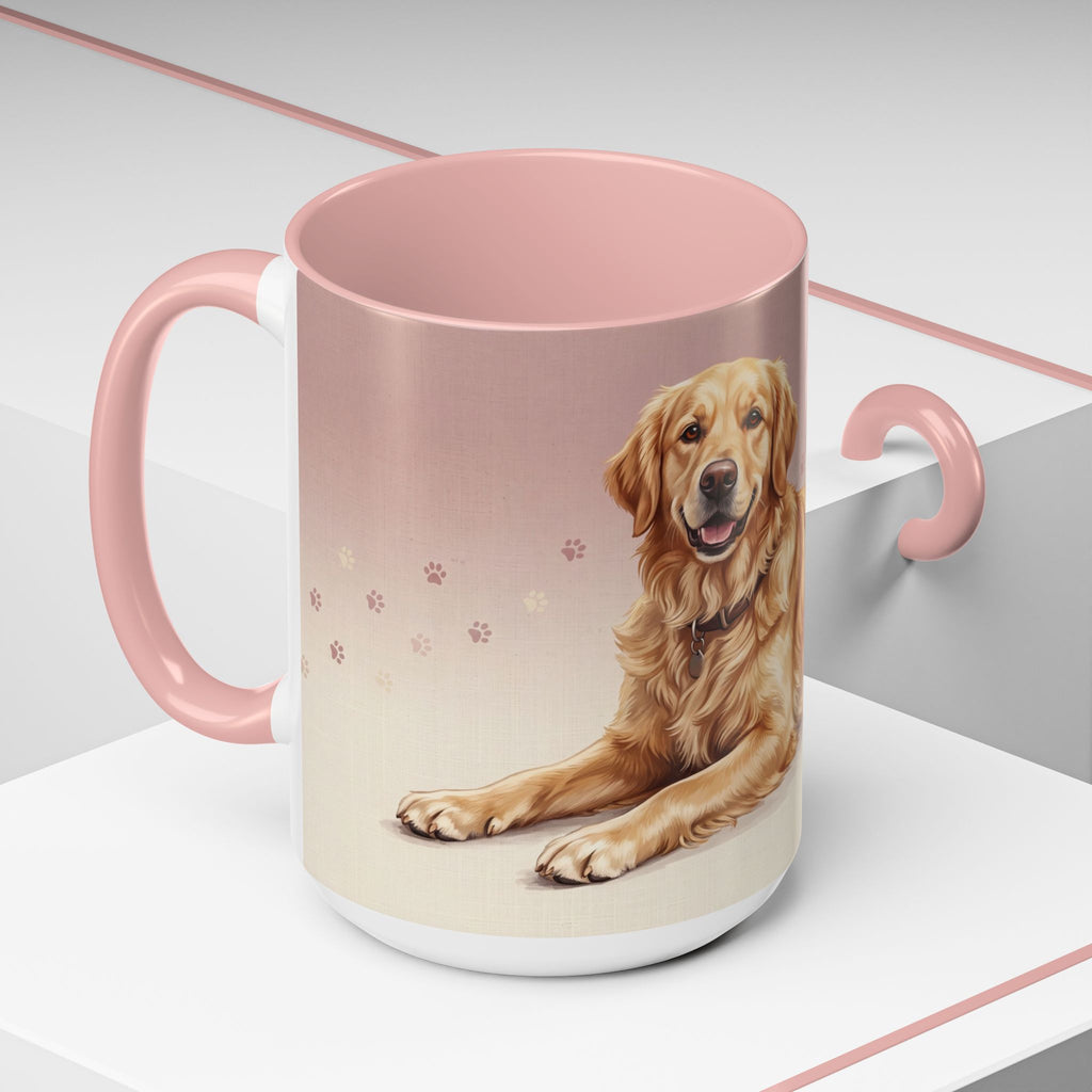 Golden Retriever Lying Down Mug | Golden Retriever Lover Gift | Cute Dog Coffee Mug