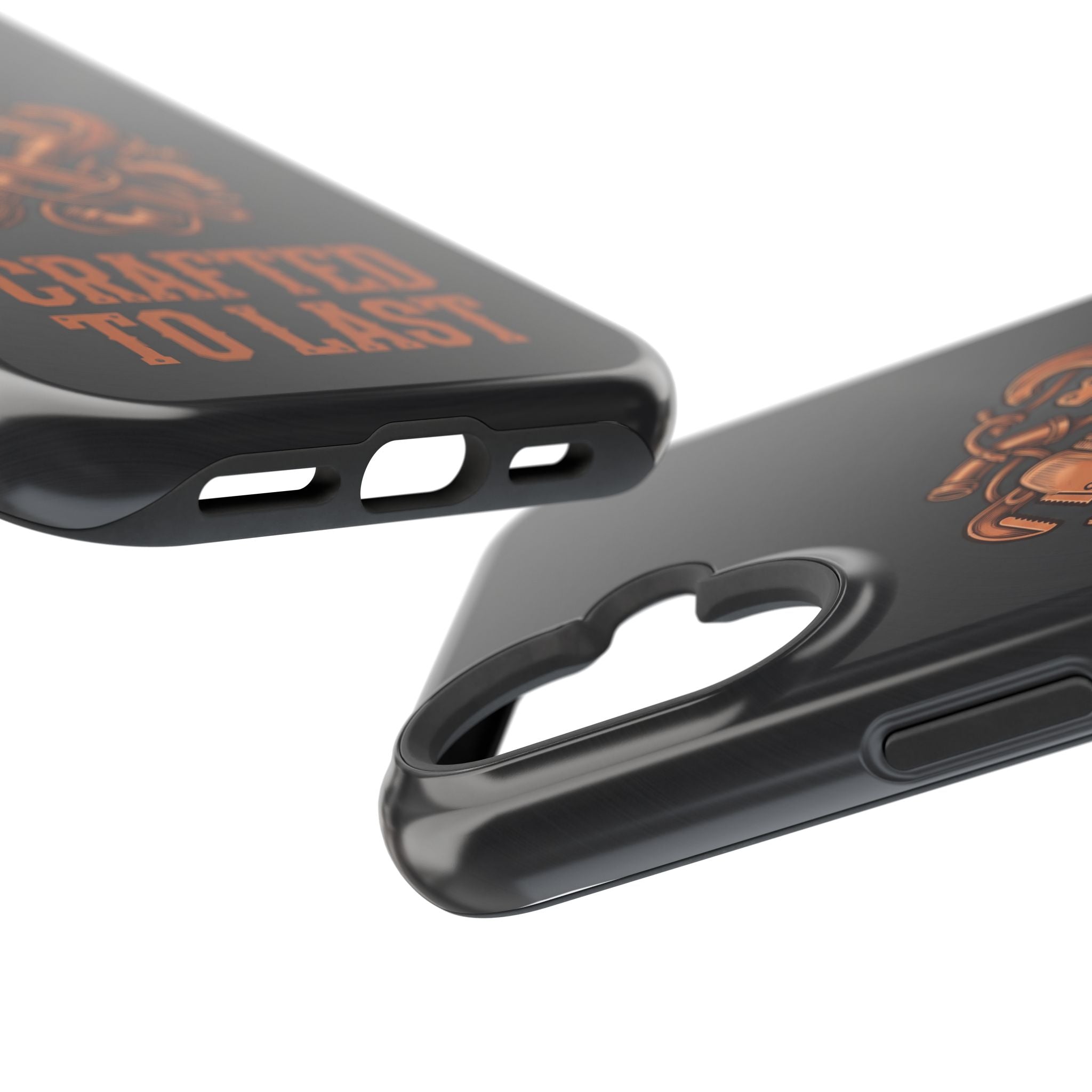 Crafted to Last Phone Case — Crossed Wrenches Wireless Charging Cover