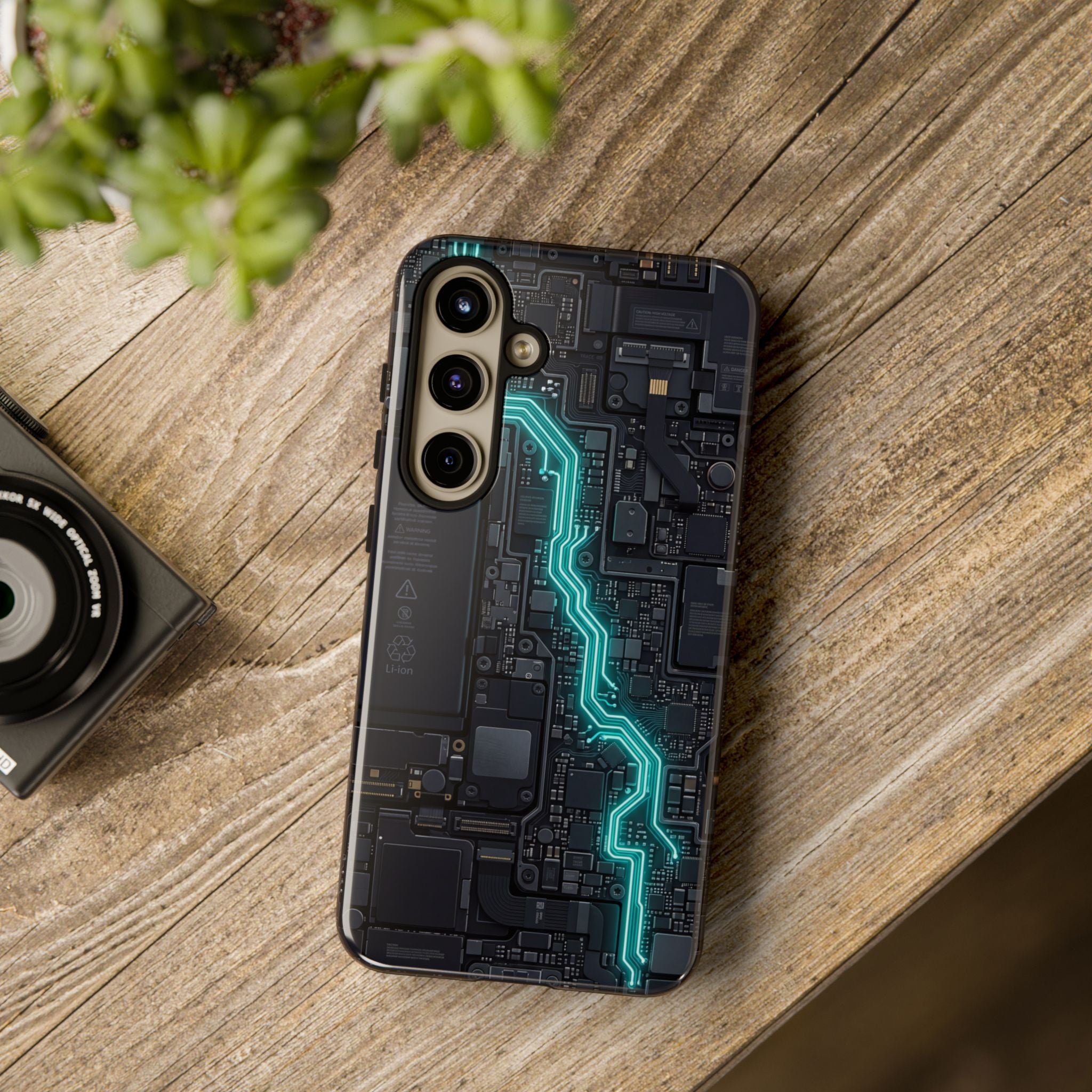 Electrician Cyan Circuit Phone Case - Samsung & iPhone Series
