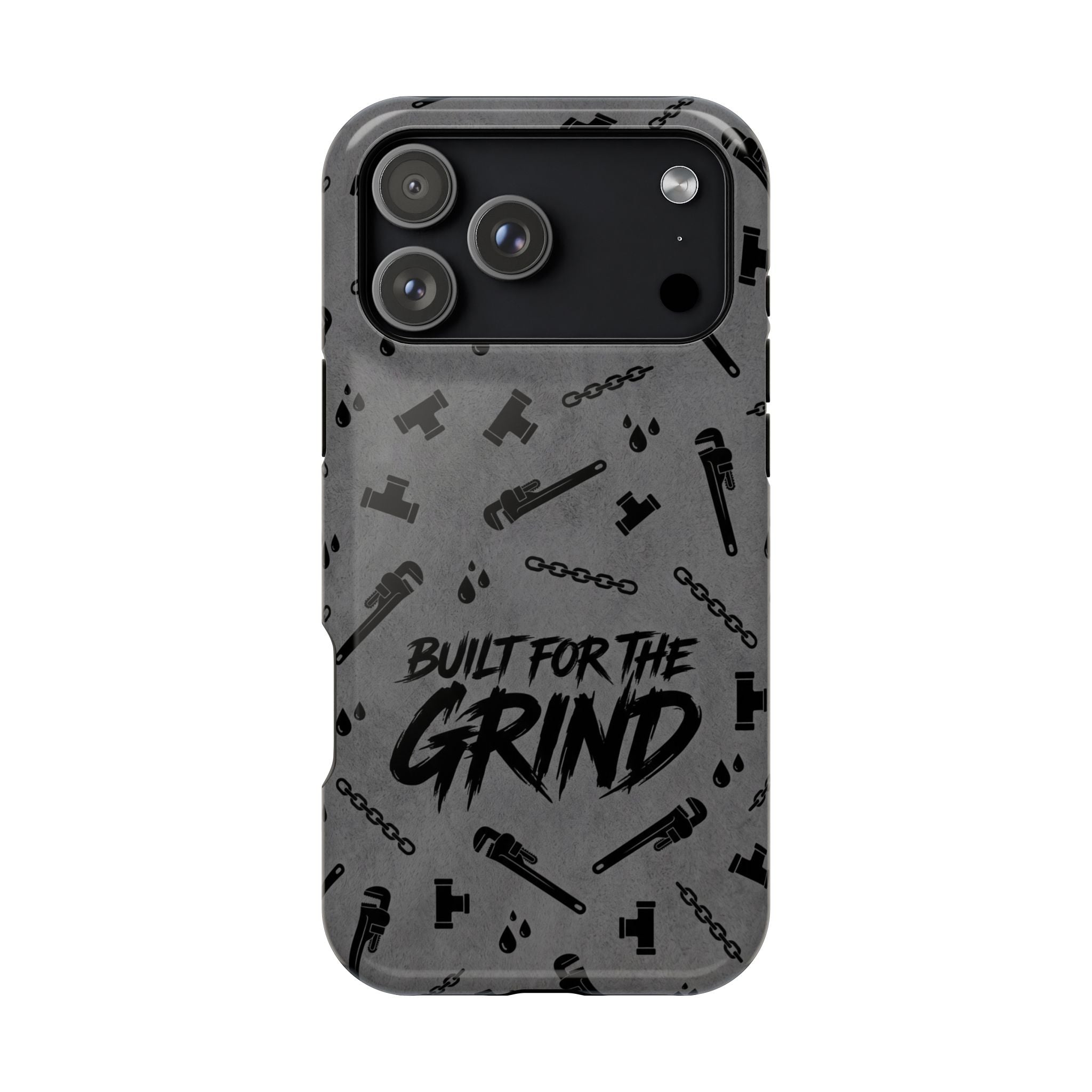 Built for the Grind Phone Case — Plumber Tools Wireless Charging Cover