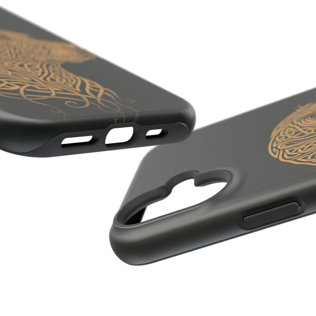 Celtic Knotwork Labrador Phone Case — Tough Magnetic Case with Wireless Charging
