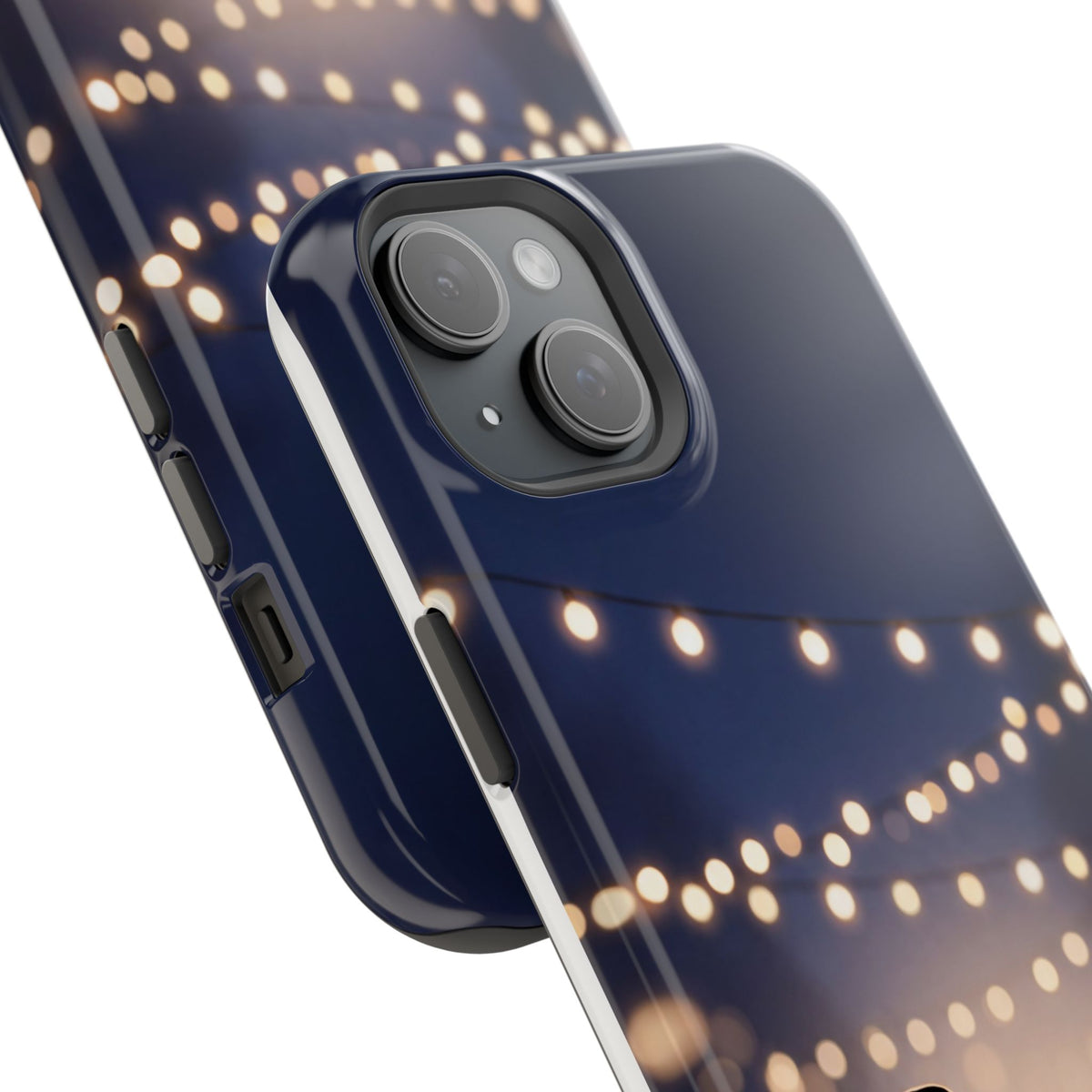 Personalized Dachshund Fairy Lights Phone Case — Wireless Charging Cover