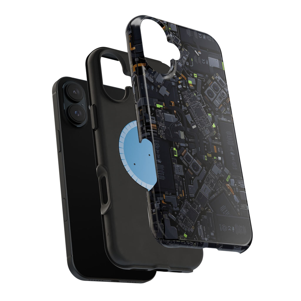 Circuit Core Phone Case — Motherboard Print Wireless Charging Cover