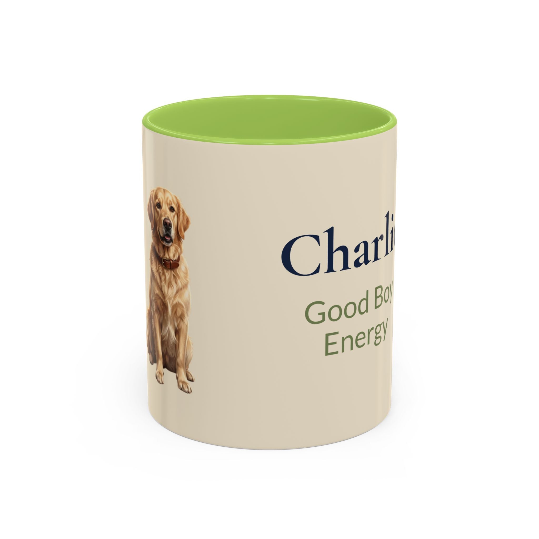 Personalized Golden Retriever Mug | Custom Name & Message Dog Mom Dad Coffee Mug