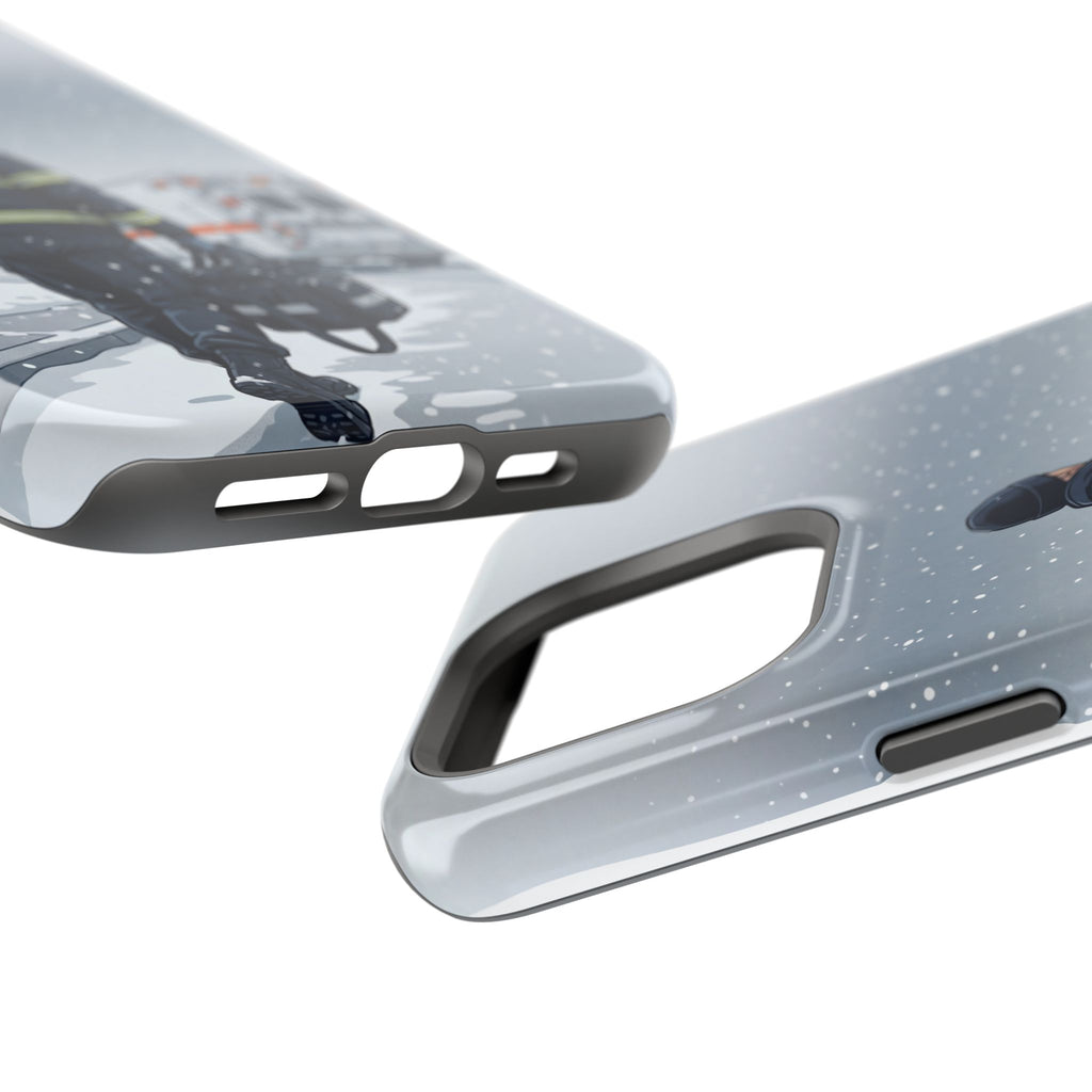 Bold Paramedic/EMT Portrait Phone Case — Magnetic Wireless Charging Cover