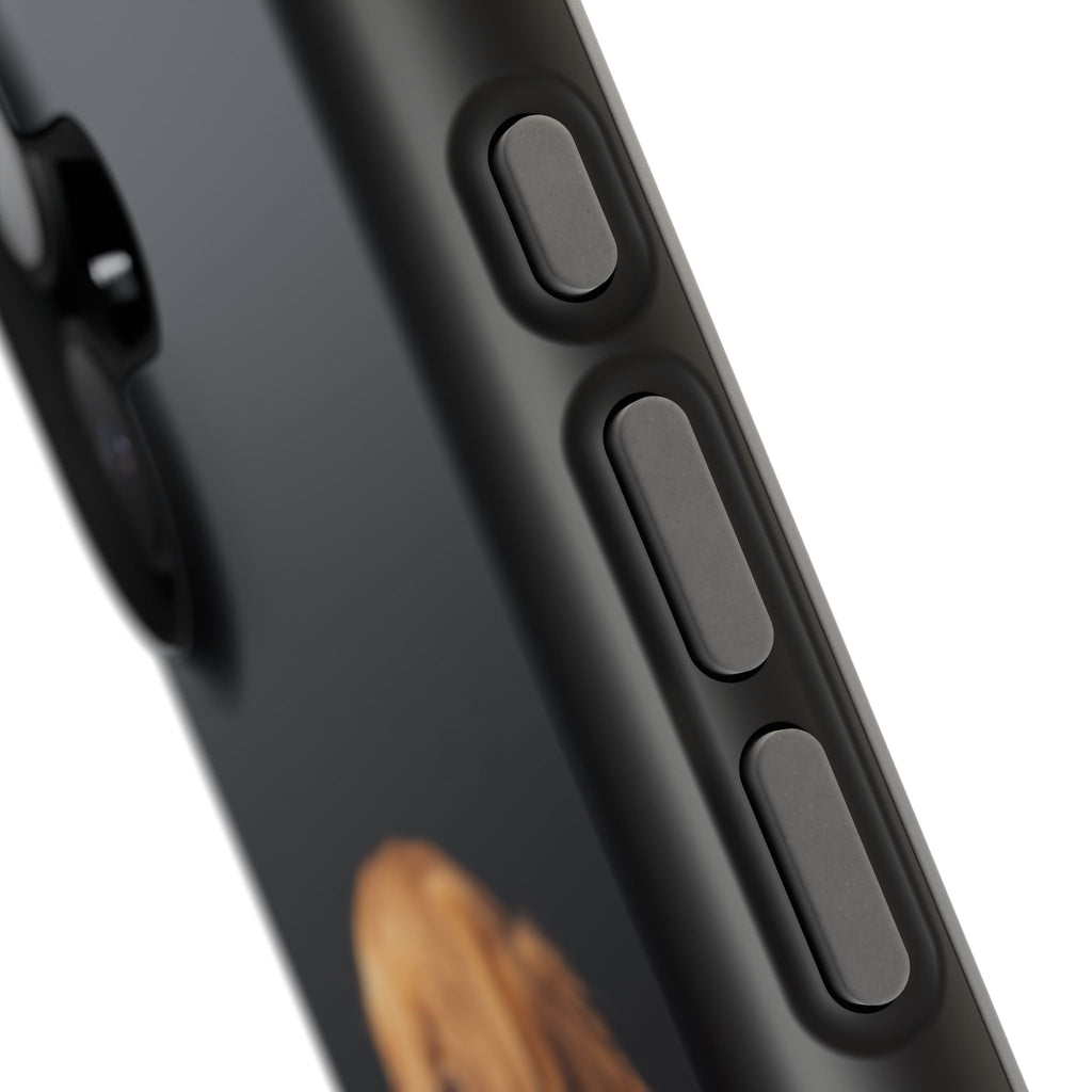 Golden Retriever Portrait Phone Case — Impact-Resistant Wireless Charging Cover