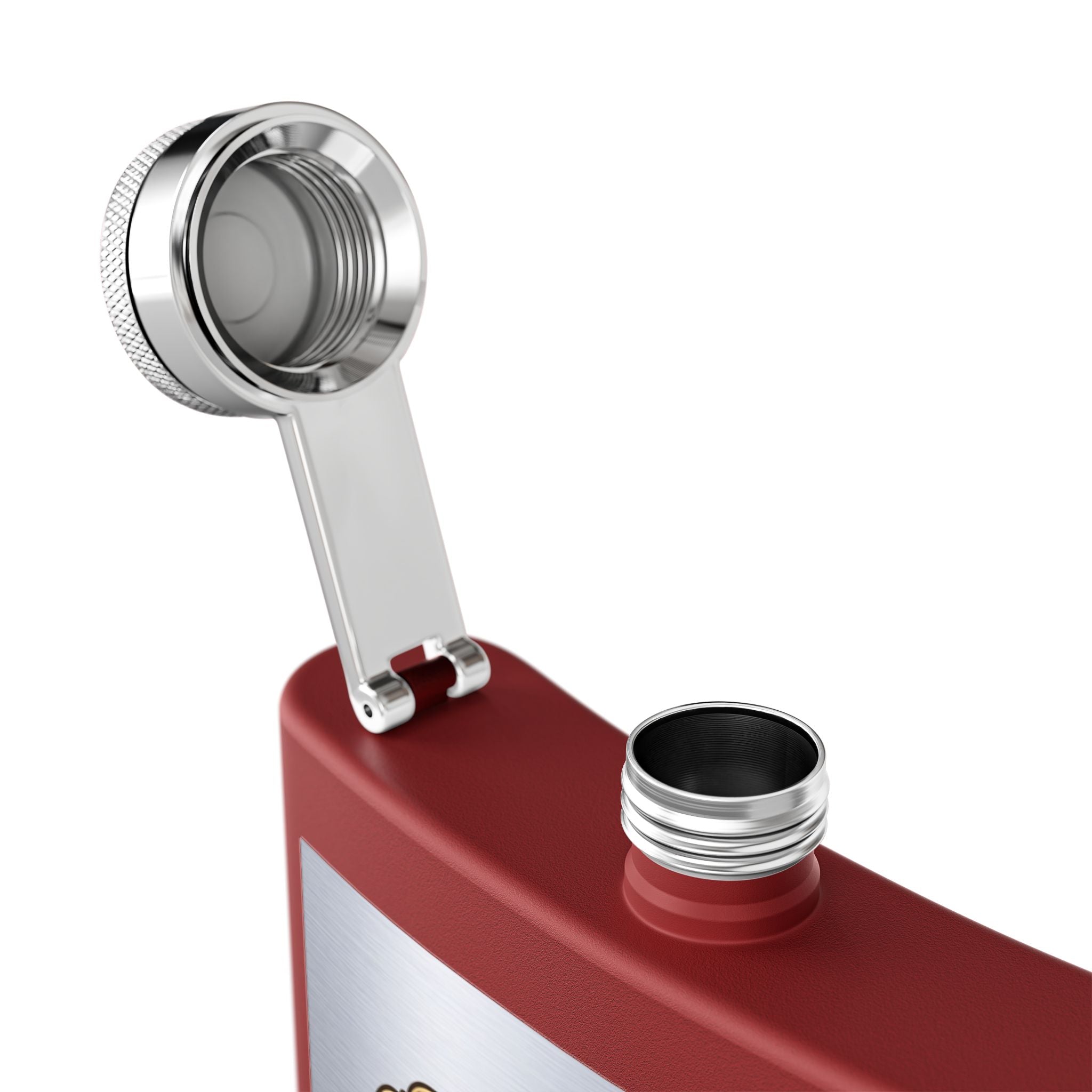 Flask — "Residential Electrician: Homes Powered by Me" (Crest Edition) 6oz Stainless Steel Hip Flask