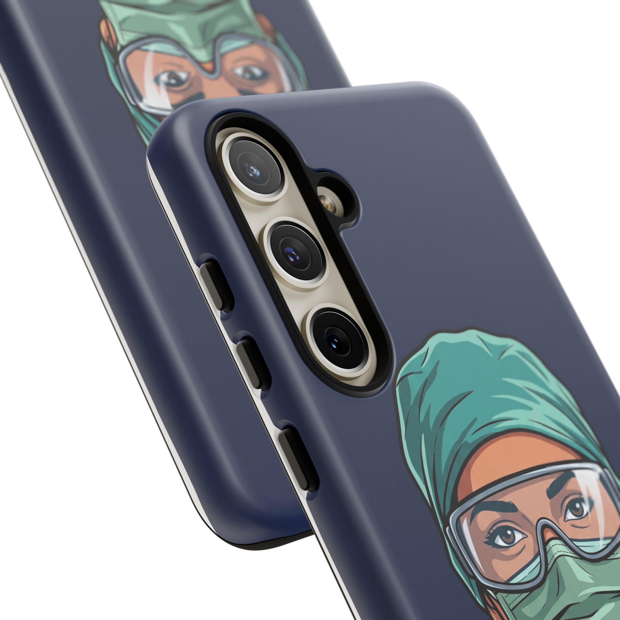 Nurse Illustrated Portrait Phone Case | iPhone & Samsung