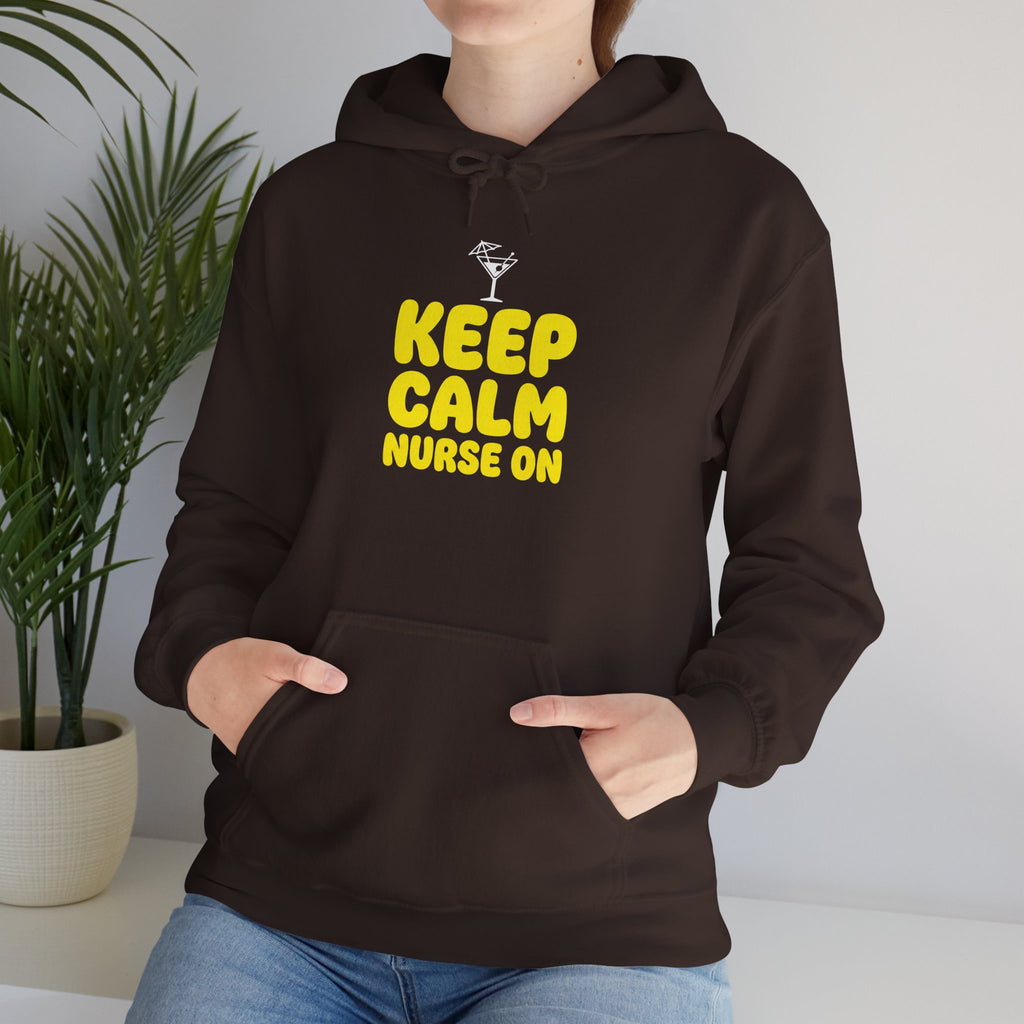 Keep Calm Nurse On Hoodie — Funny Nurse Graphic Pullover