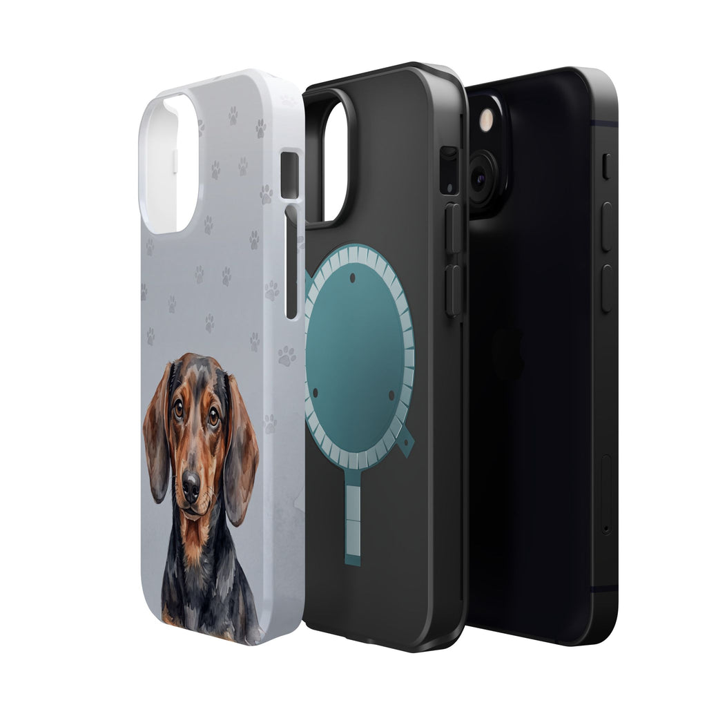 Dachshund Phone Case — Impact-Resistant Wireless Charging Cover