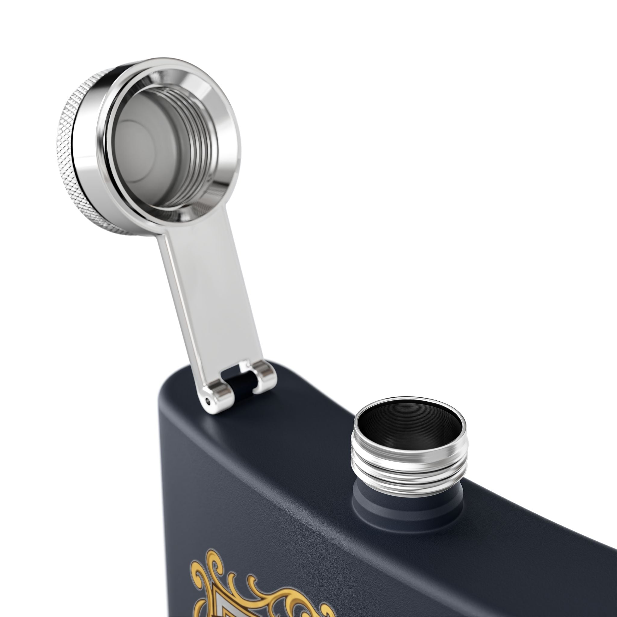 Flask — Foreman: Leads the Crew, Owns the Job" 6oz Stainless Steel Hip Flask