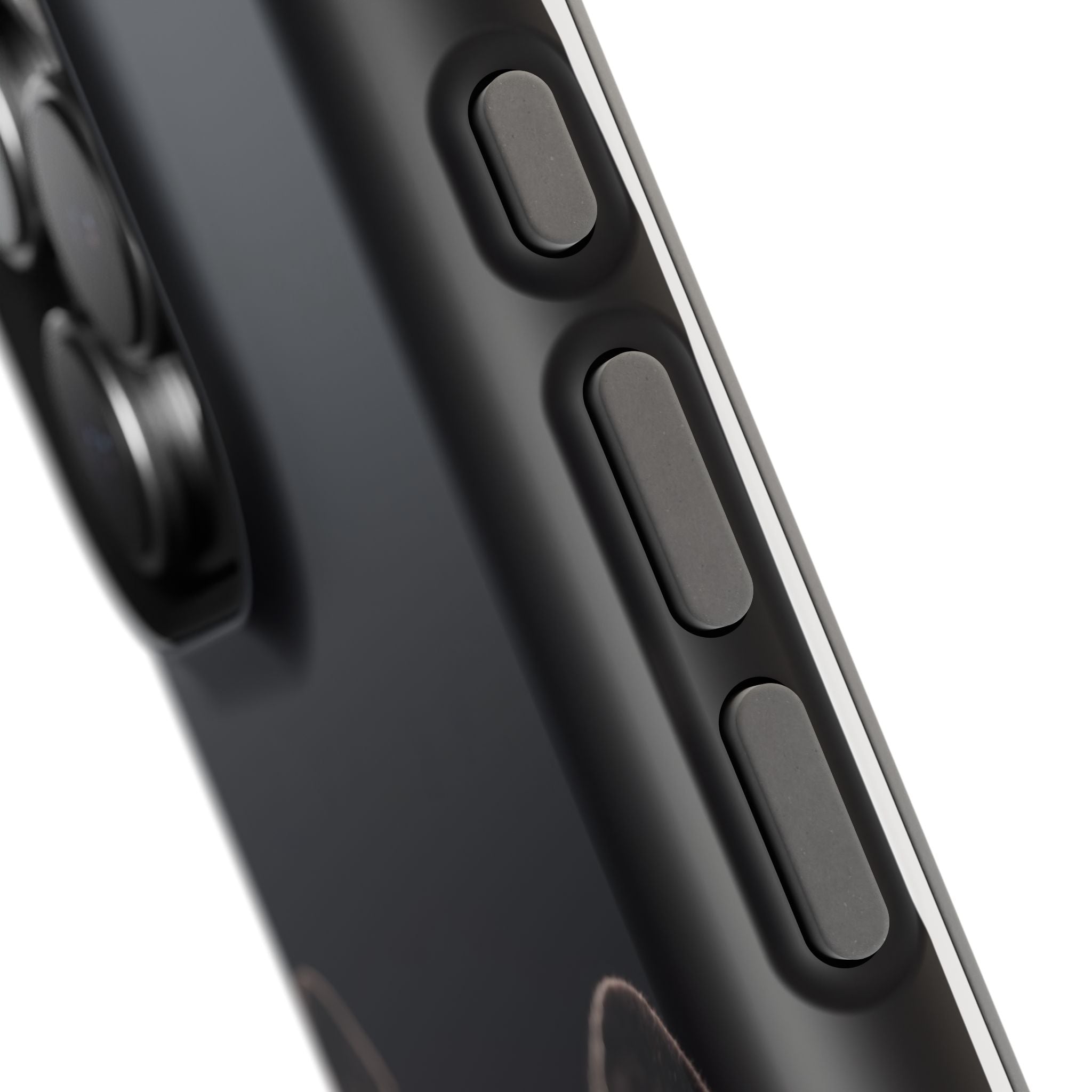 Black French Bulldog Phone Case — Impact-Resistant Wireless Charging Cover