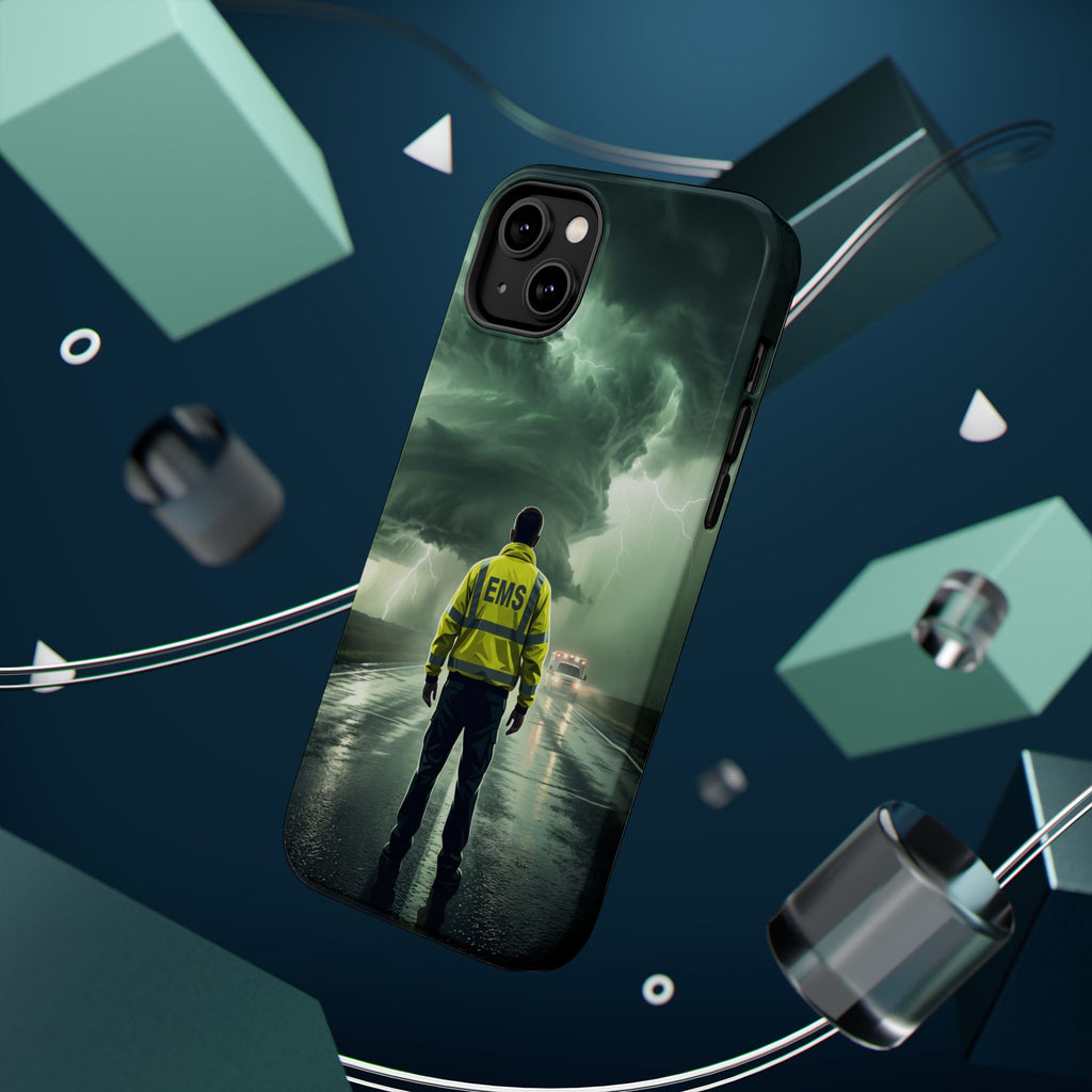 EMS Green Storm Phone Case — Magnetic Wireless Charging Cover