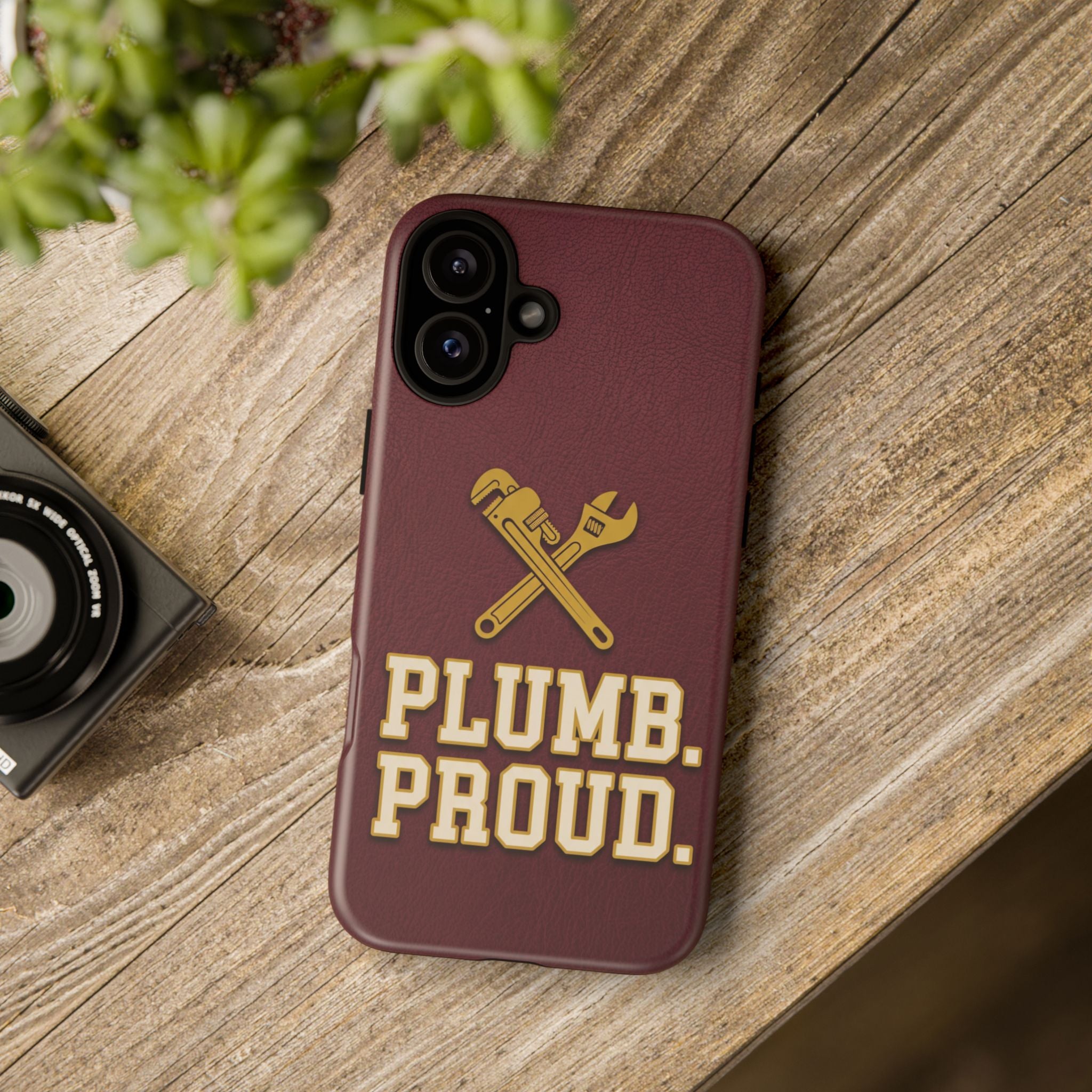 Plumb. Proud. Varsity Print Phone Case - Samsung & iPhone Series