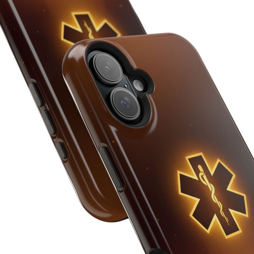 Paramedic/EMT Skyline Phone Case — Magnetic Wireless Charging Cover