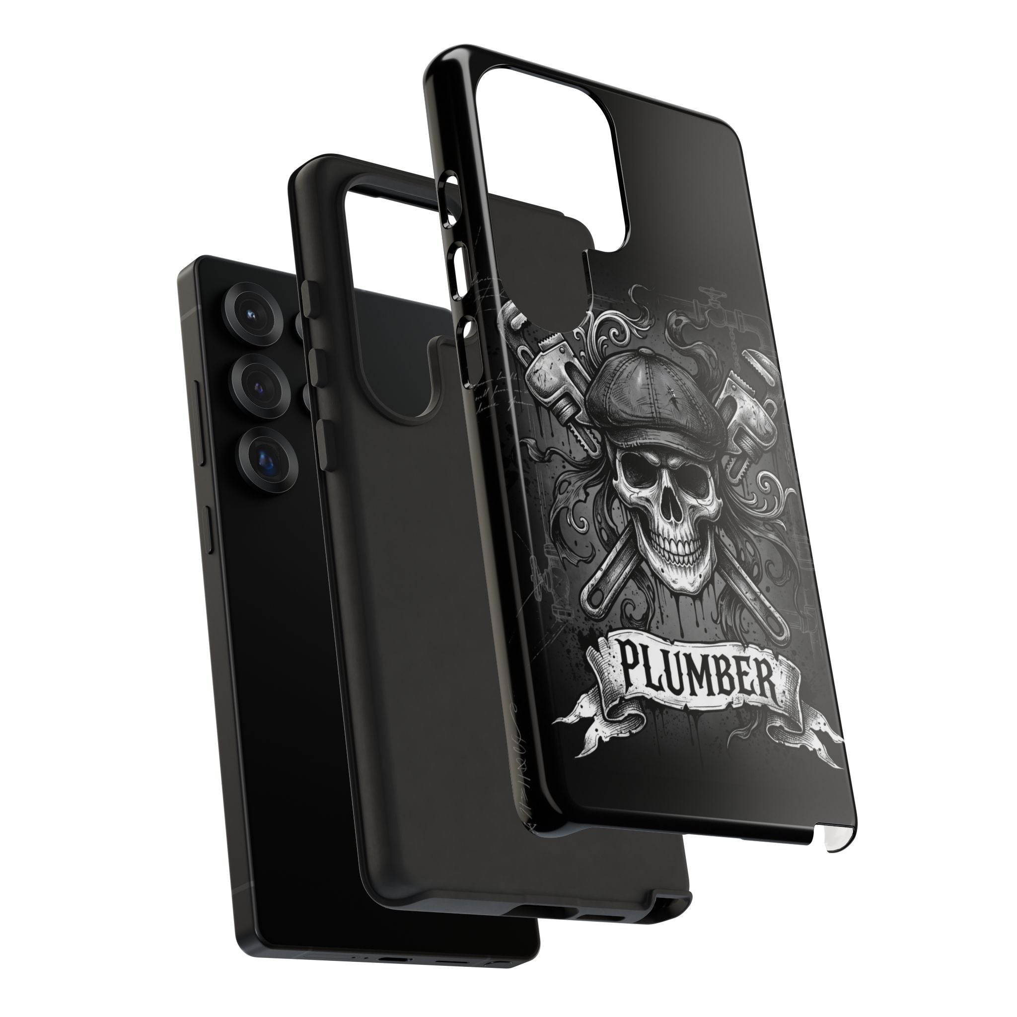 Gothic Skull Plumber Phone Case - Samsung & iPhone Series