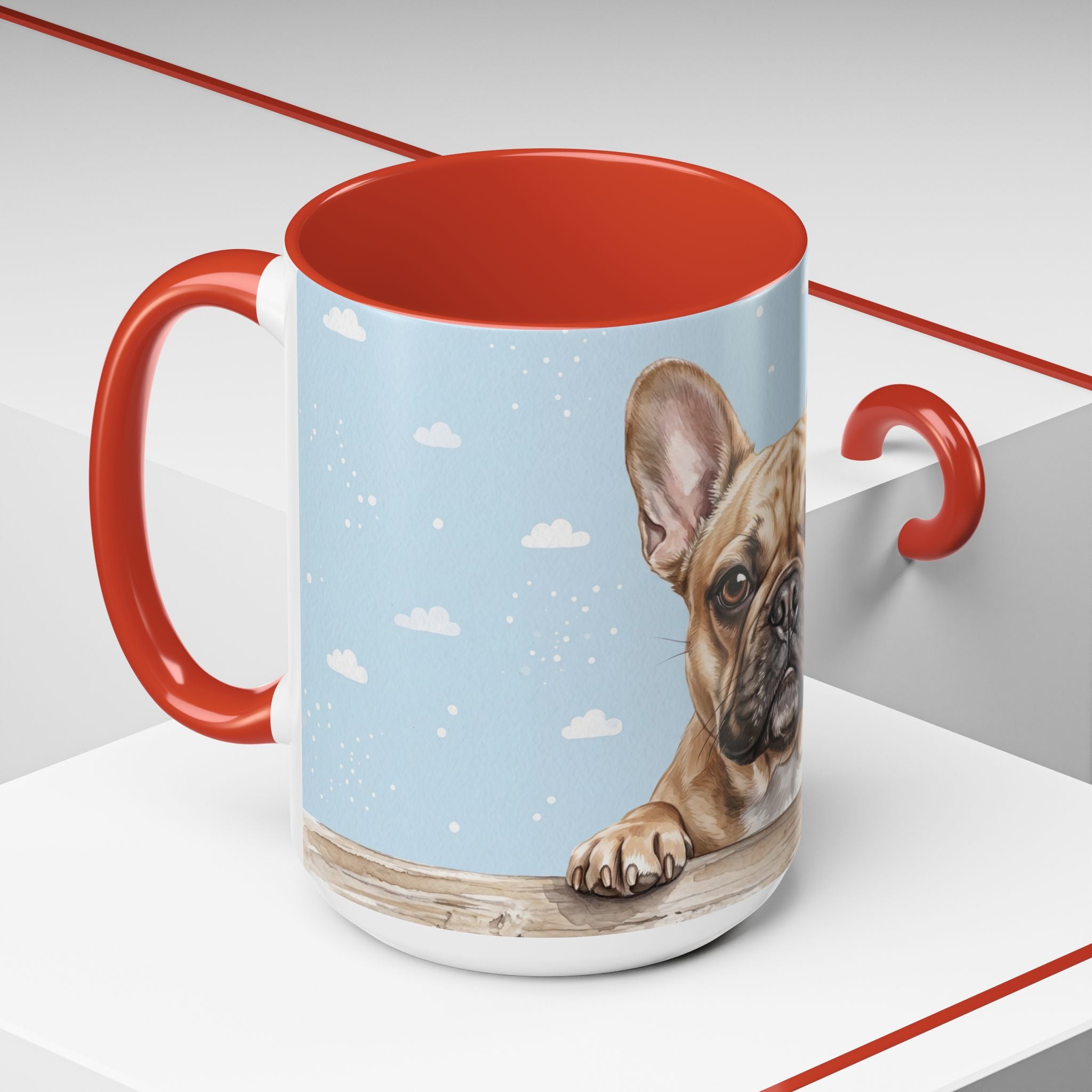 Cute Frenchie Mug | French Bulldog Lover Gift | Dog Coffee Mug