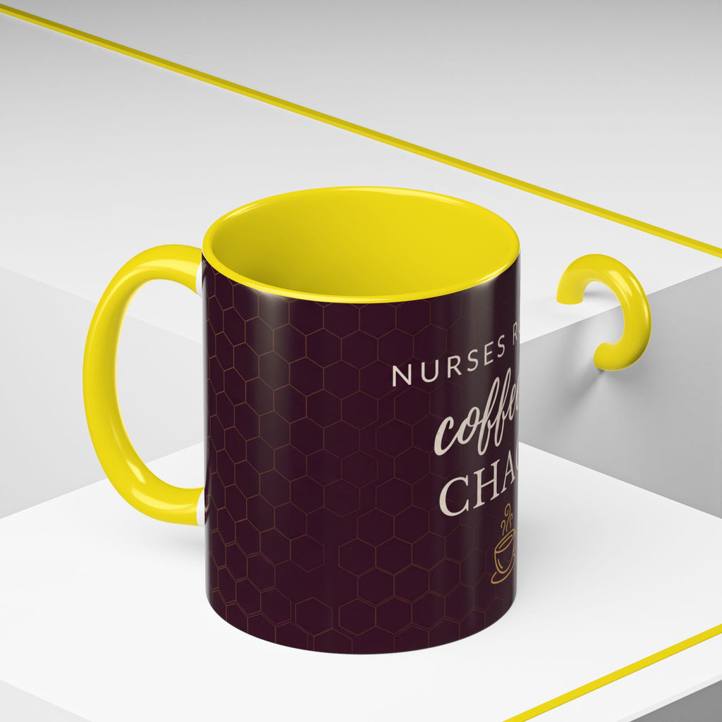 Coffee Mug for Nurses | Nurses run on coffee & chaos | Nurse Appreciation Gift | Gift for Her