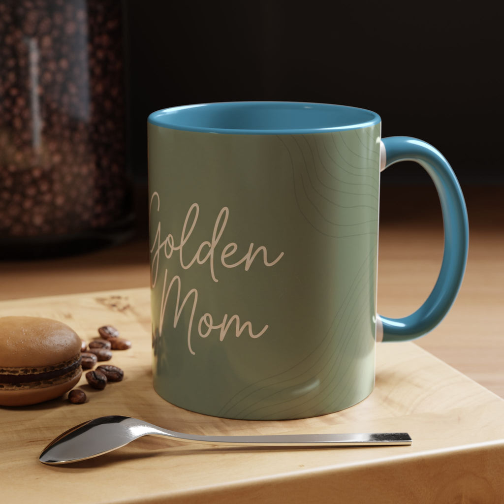Golden Mom Mug | Golden Retriever Lover Gift | Cute Dog Mom Coffee Mug