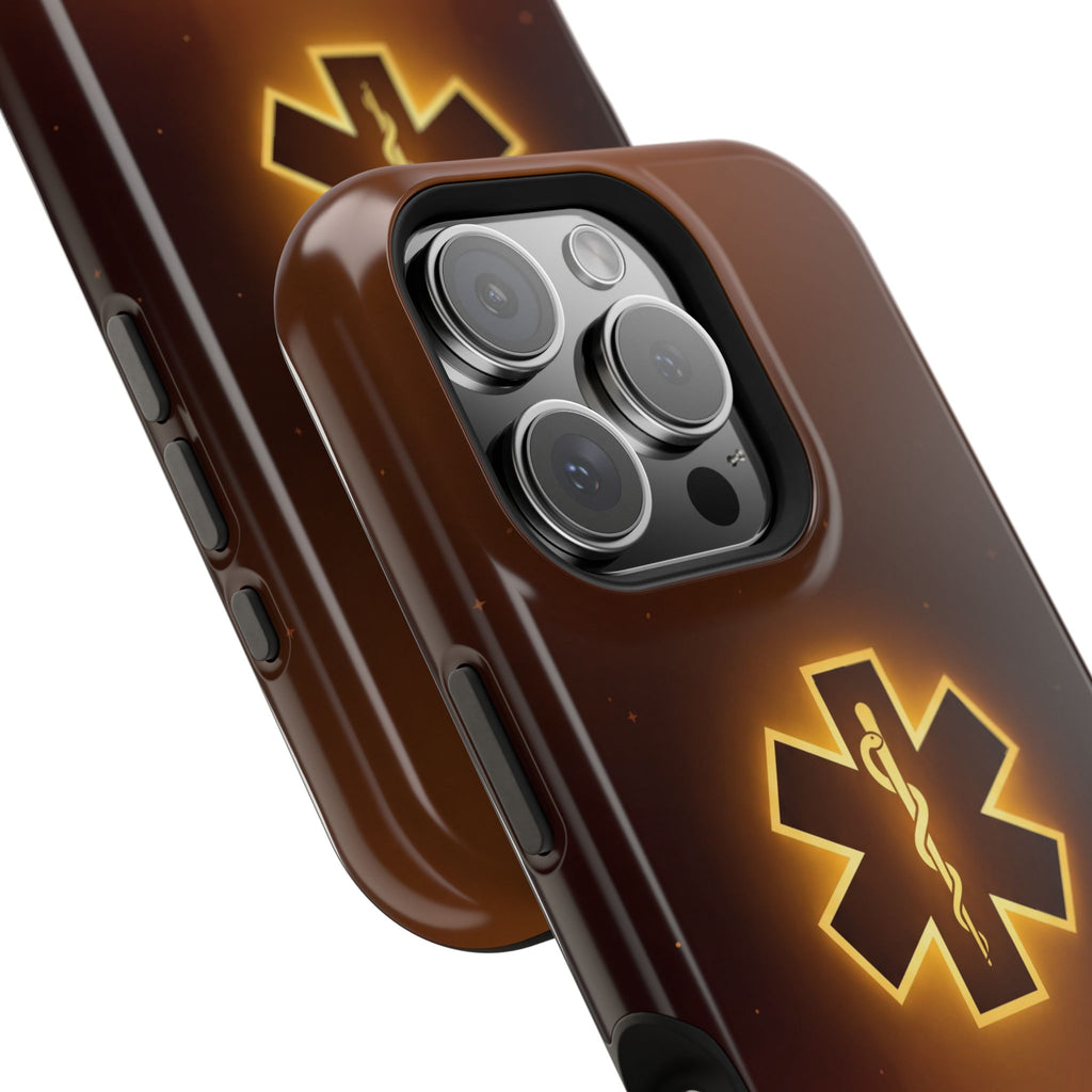 Paramedic/EMT Skyline Phone Case — Magnetic Wireless Charging Cover