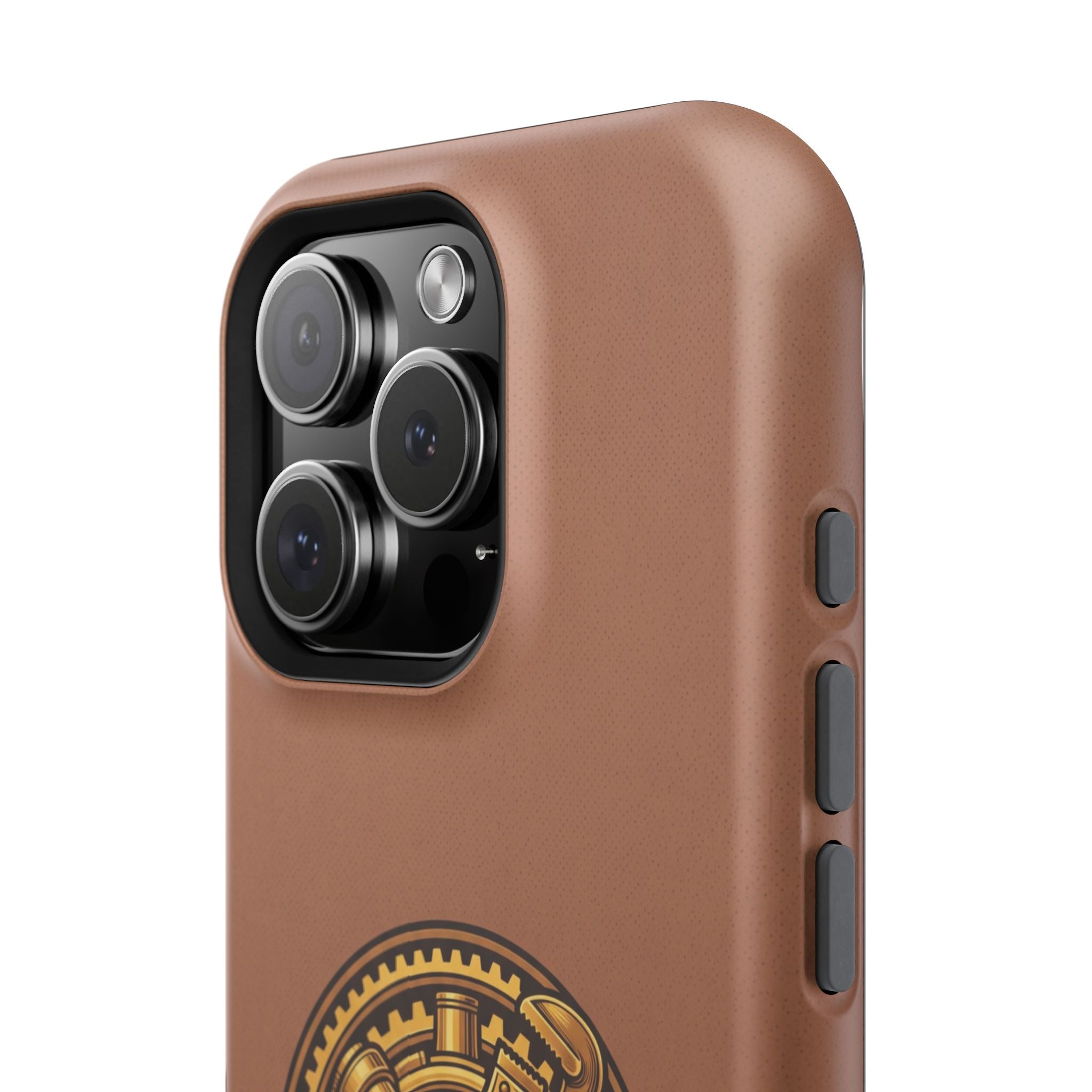 Plumber Born to Build Phone Case — Badge Wireless Charging Cover