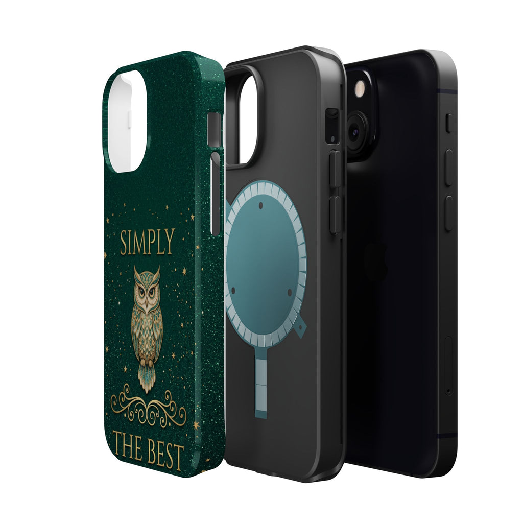 Simply The Best Wise Owl Phone Case — Wireless Charging Cover