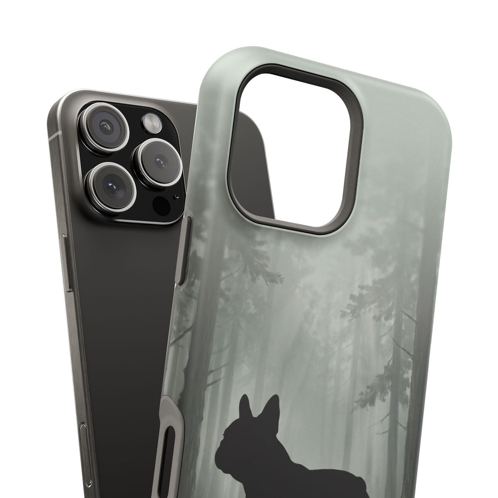 Personalized French Bulldog Misty Forest Phone Case — Wireless Charging Cover