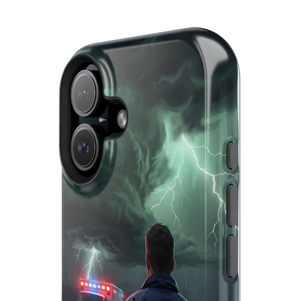 EMS Green Storm City Phone Case — Magnetic Wireless Charging Cover