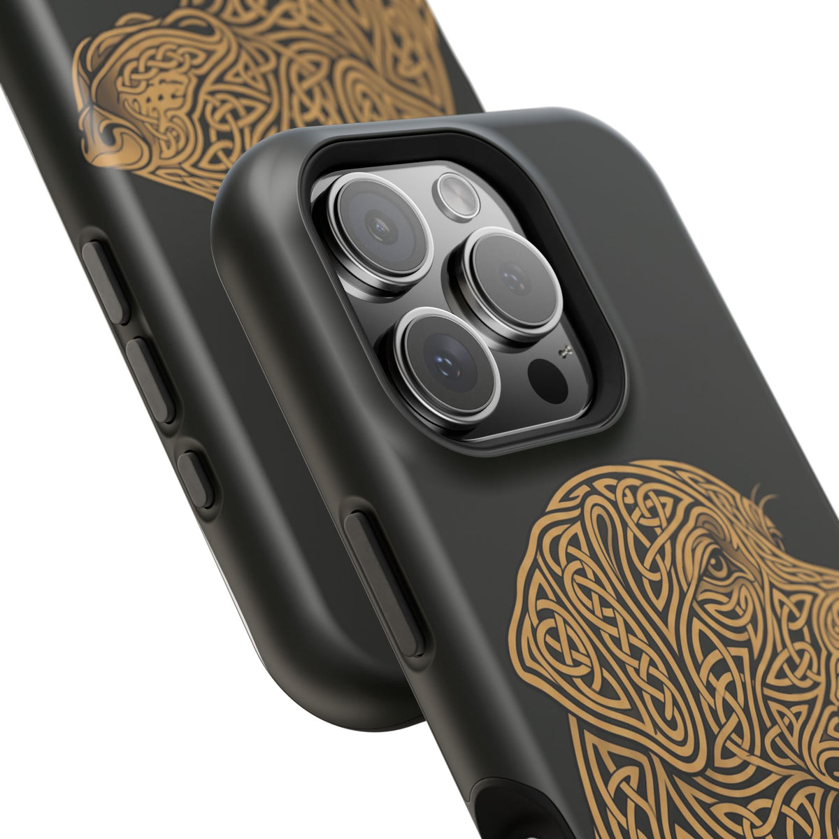 Celtic Knotwork Labrador Phone Case — Tough Magnetic Case with Wireless Charging