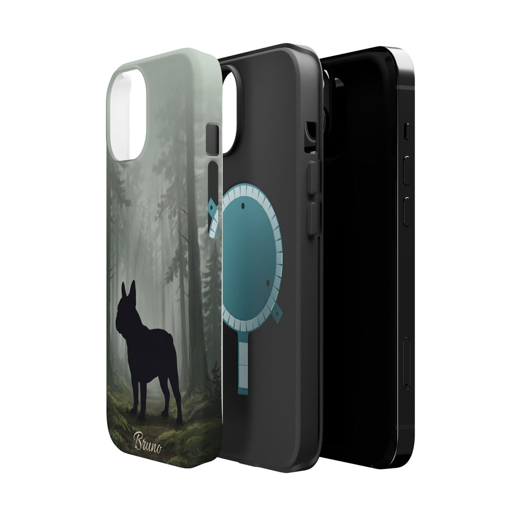 Personalized French Bulldog Misty Forest Phone Case — Wireless Charging Cover