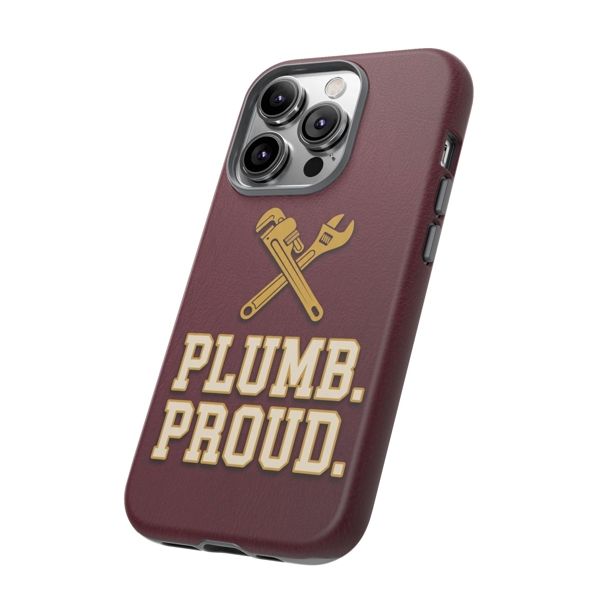 Plumb. Proud. Varsity Print Phone Case - Samsung & iPhone Series