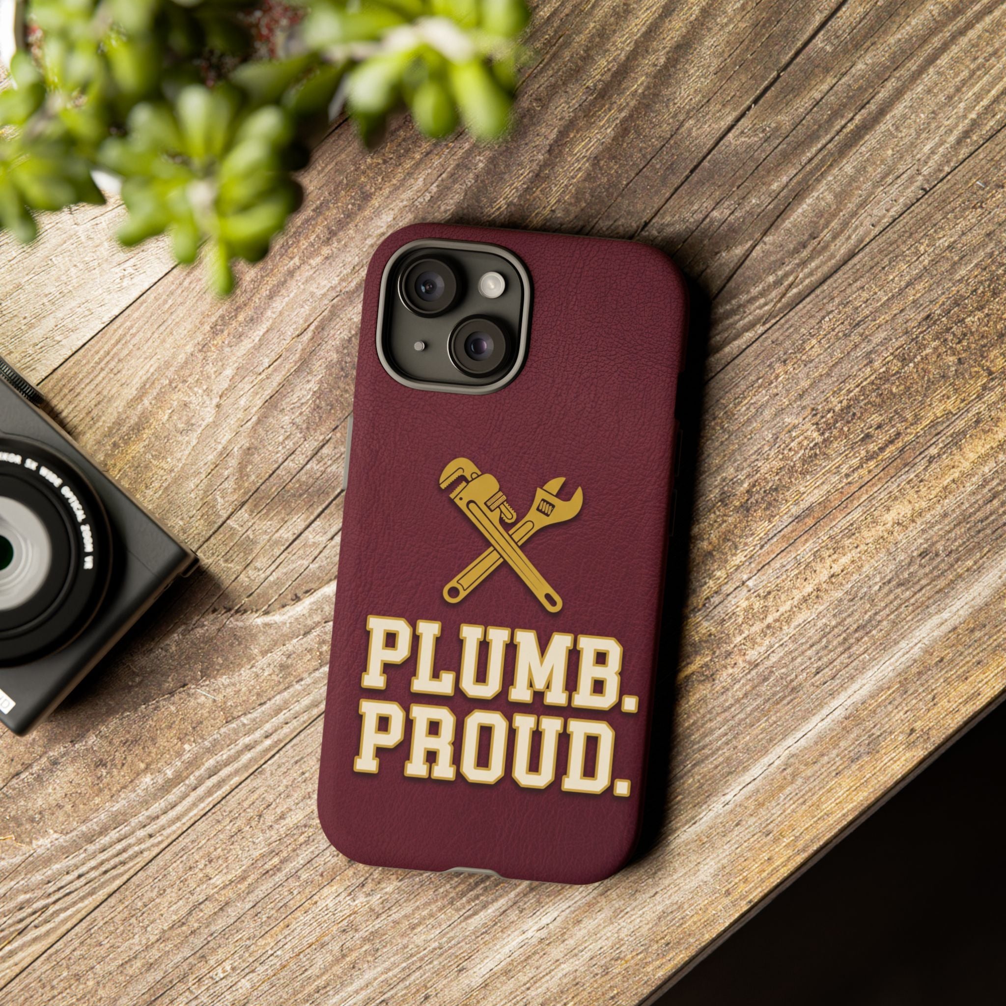 Plumb. Proud. Varsity Print Phone Case - Samsung & iPhone Series
