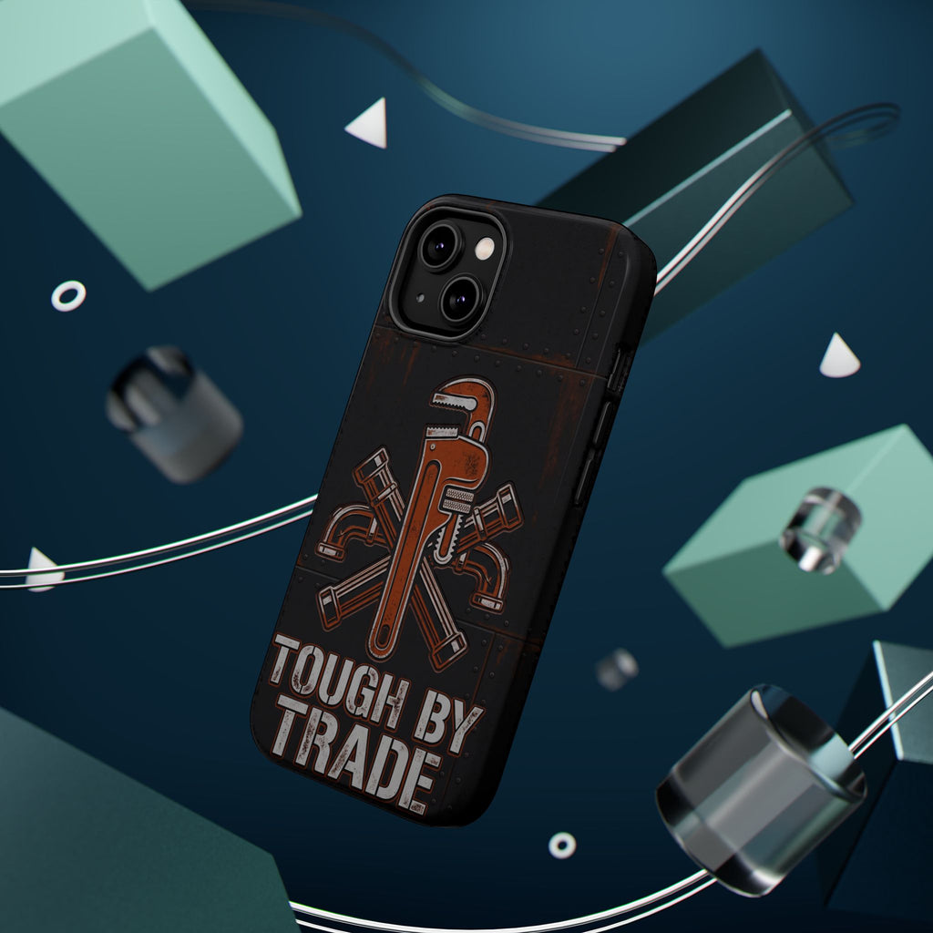 Tough By Trade Phone Case — Crossed Wrenches Wireless Charging Cover