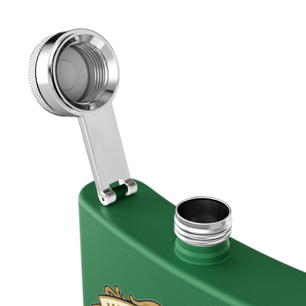 Flask — "Master Plumber" 6oz Stainless Steel Hip Flask