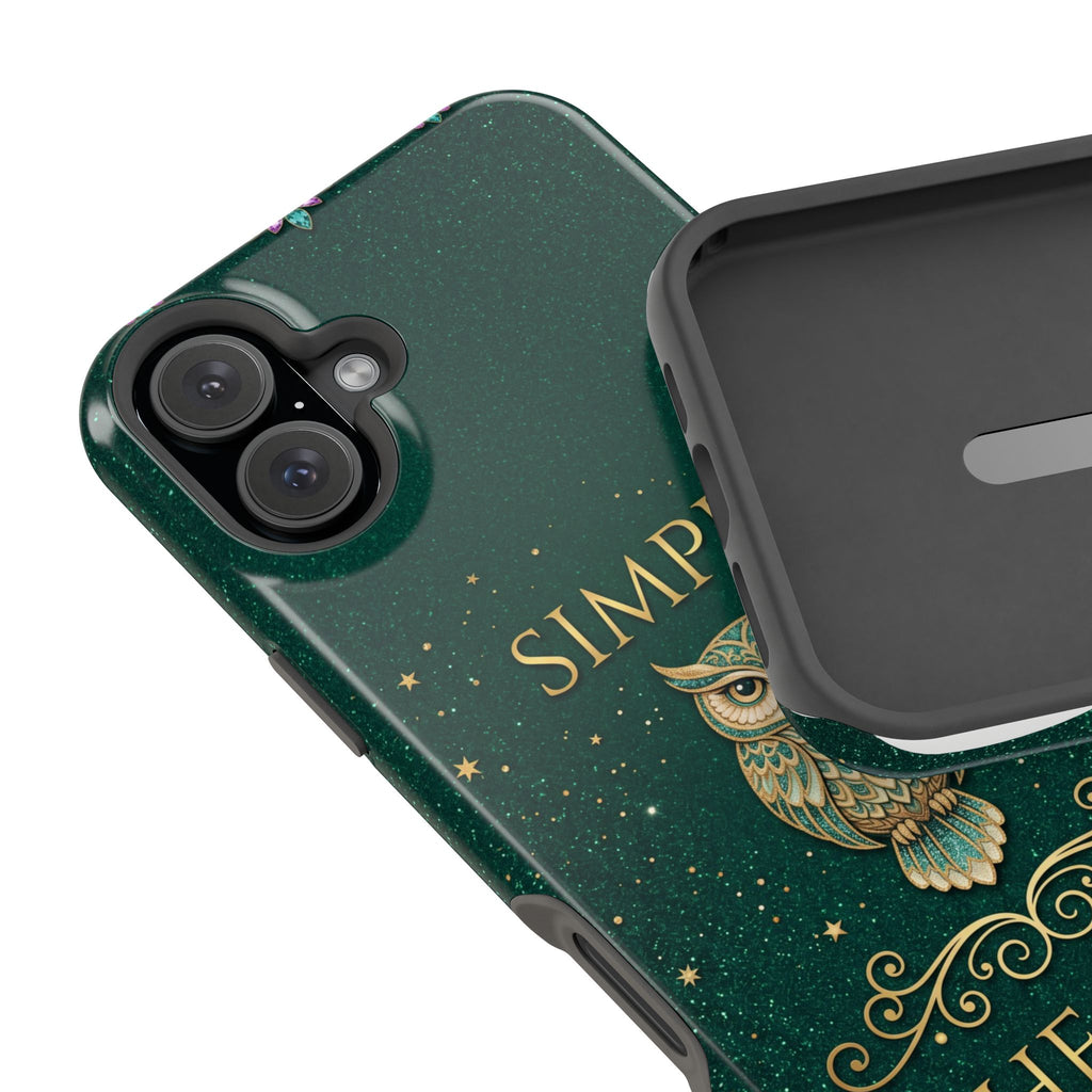 Simply The Best Wise Owl Phone Case — Wireless Charging Cover