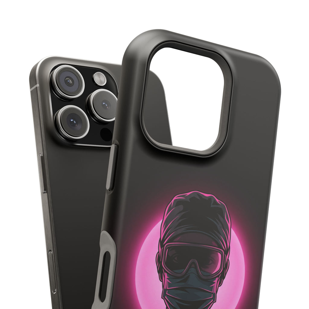 Nurse Portrait Phone Case — Navy Wireless Charging Cover