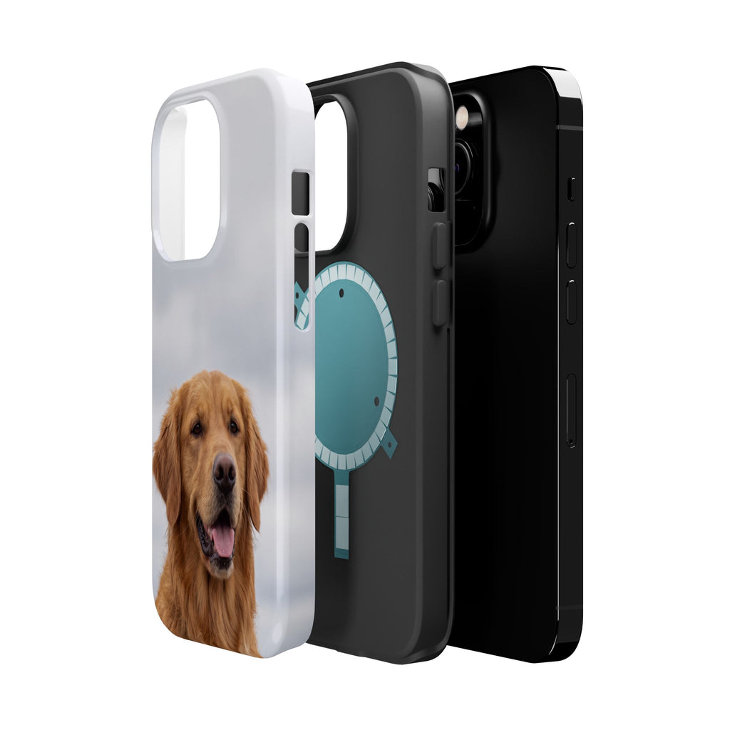 Golden Retriever Phone Case — Impact-Resistant Wireless Charging Cover